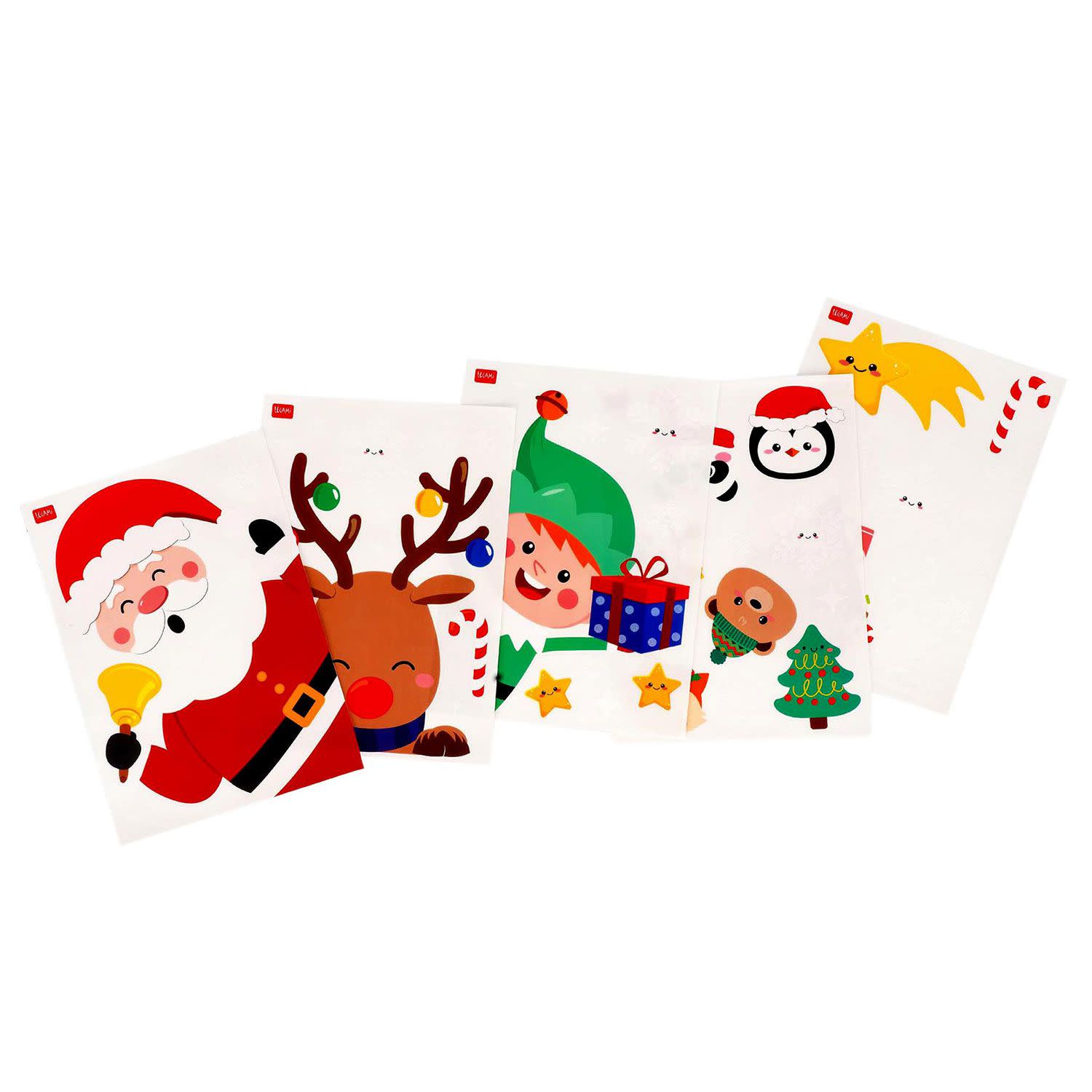 Εικόνα 1 του Legami Αυτοκόλλητα Παραθύρου Christmas 70τεμ.