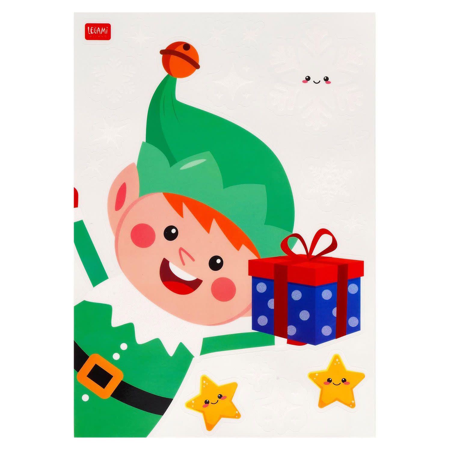 Εικόνα 5 του Legami Αυτοκόλλητα Παραθύρου Christmas 70τεμ.