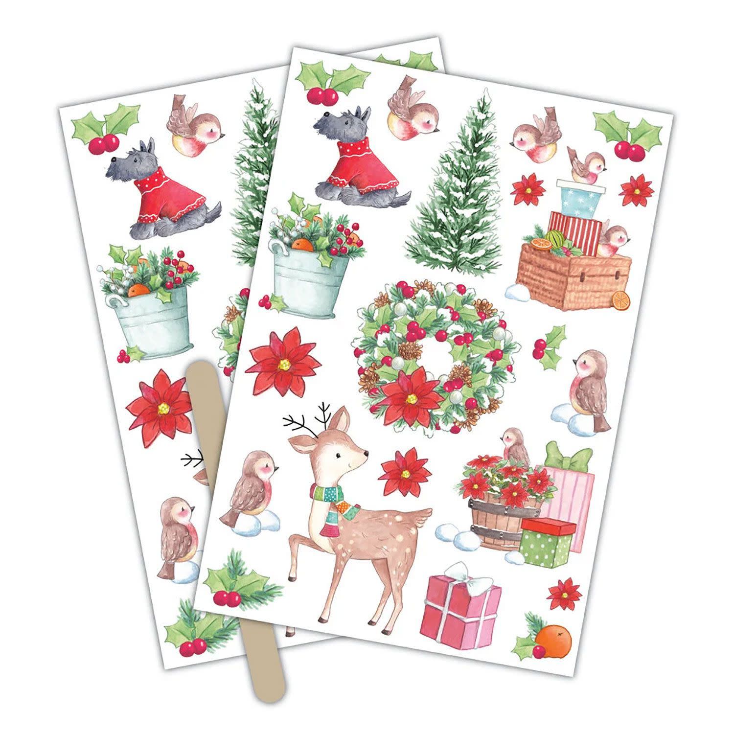 Εικόνα 2 του Craft Consortium Αυτοκόλλητα Transfer Christmas Market