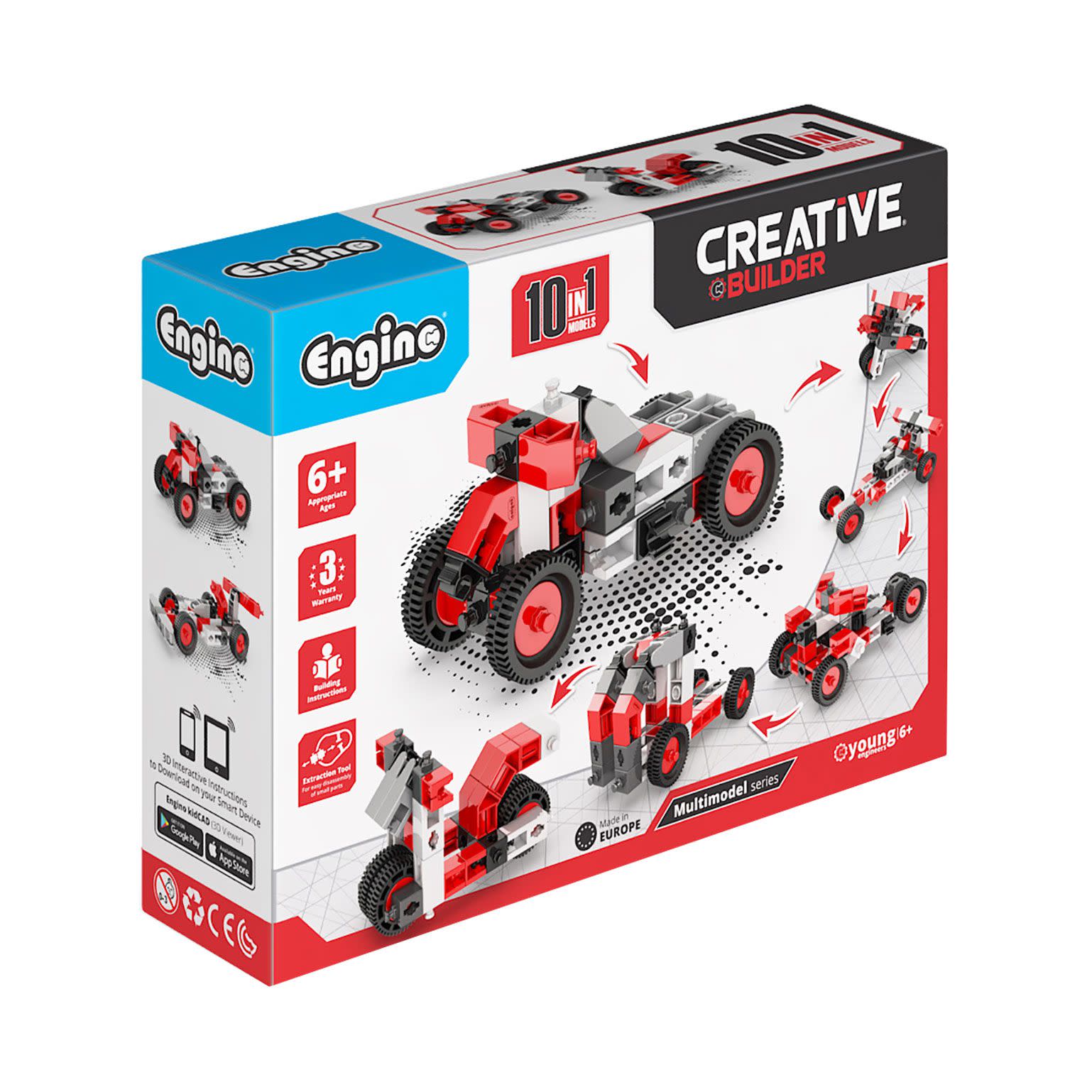 Εικόνα 1 του Engino Creative Builder 10 Models Multimodel Set