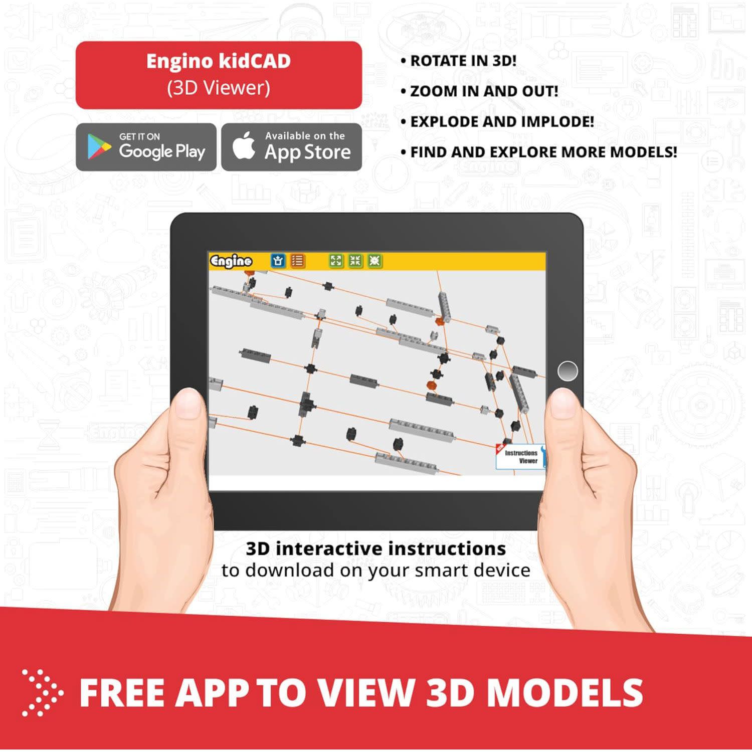 Εικόνα 4 του Engino Creative Builder 10 Models Multimodel Set