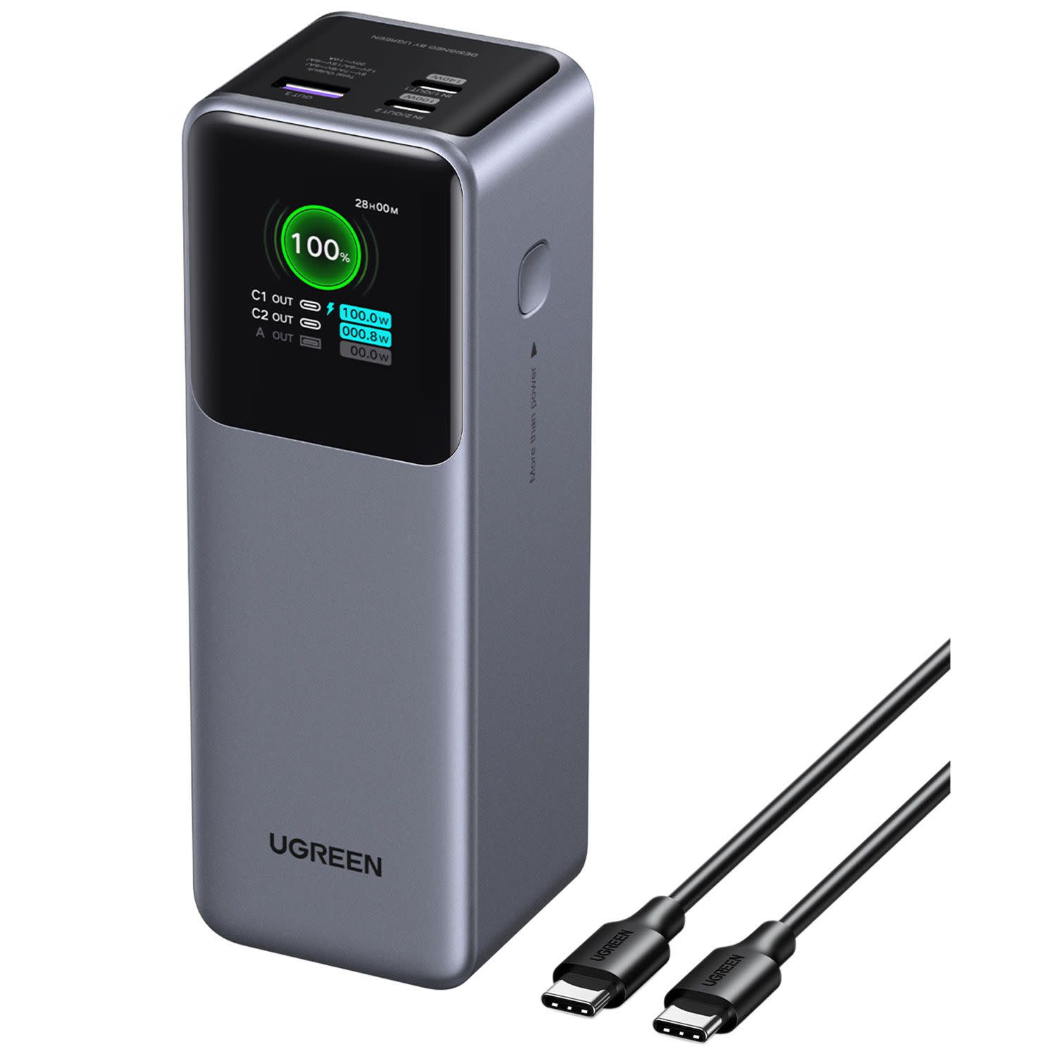 Εικόνα 1 του Ugreen Powerbank PD 25000 mAh 3 Θέσεων 200W Γκρι