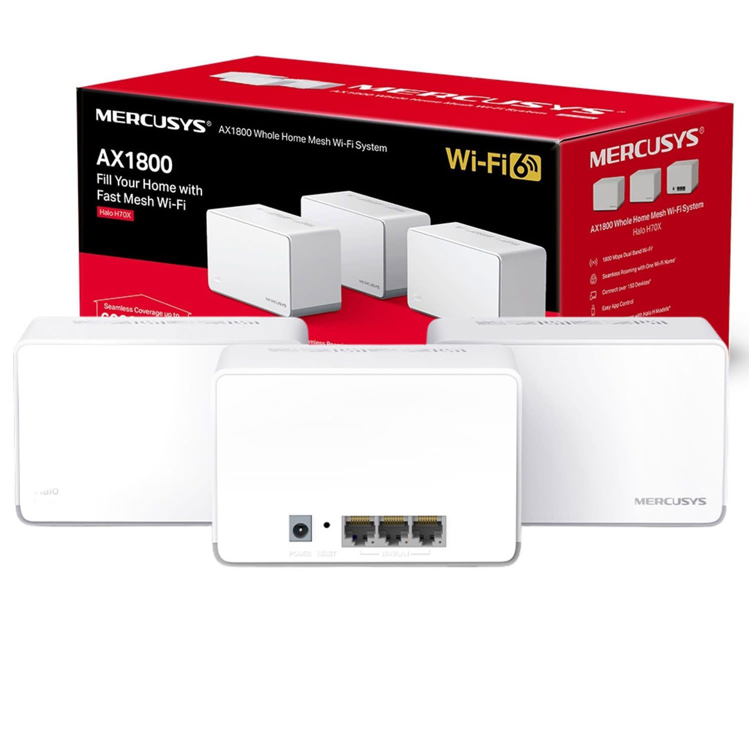 Εικόνα 2 του Mercusys Halo H70X (3-pack)