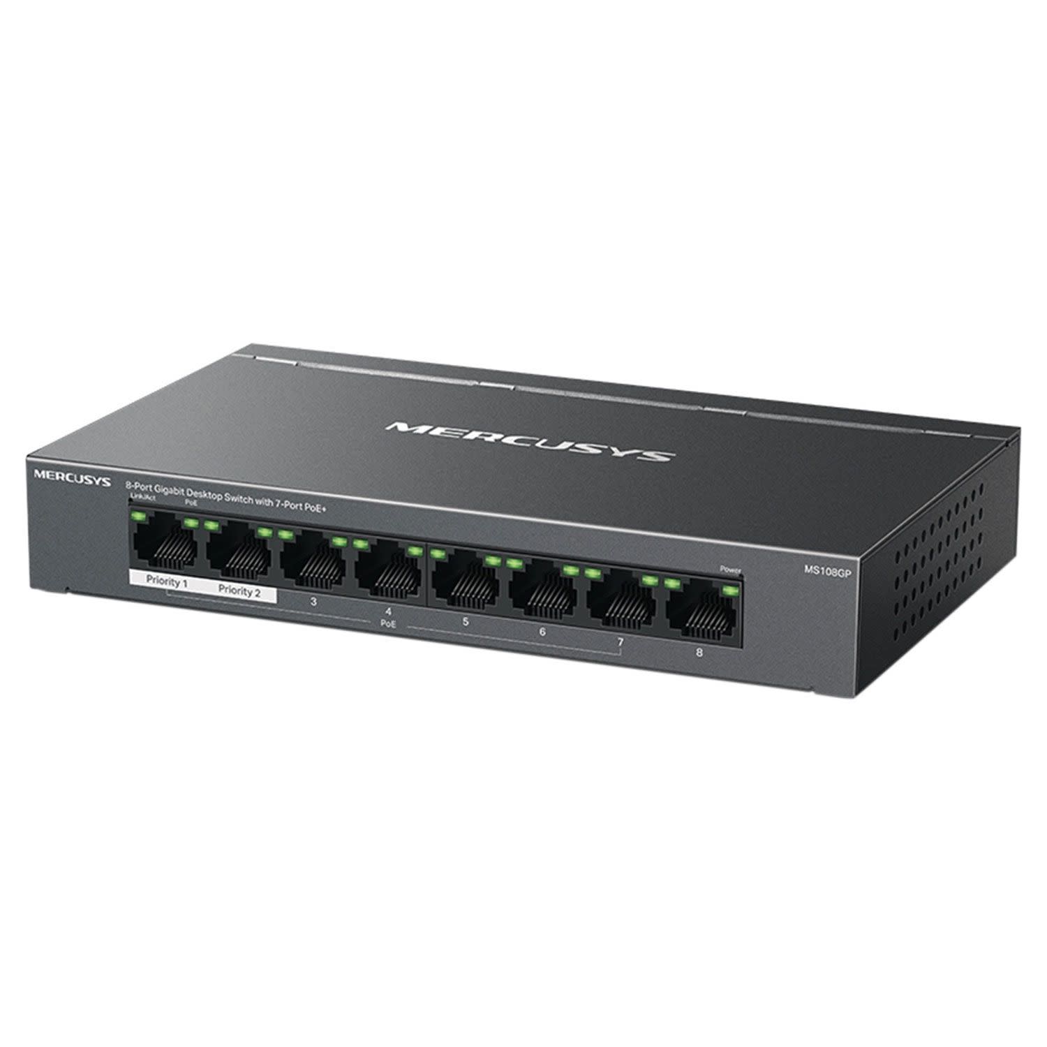 Εικόνα 2 του Mercusys Switch 8 Port PoE+ MS108GP