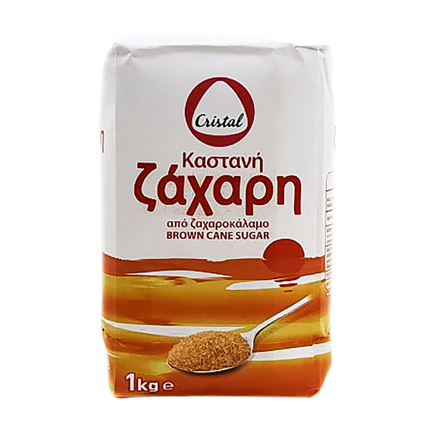 Ζάχαρη Kαστανή 1kg Cristal