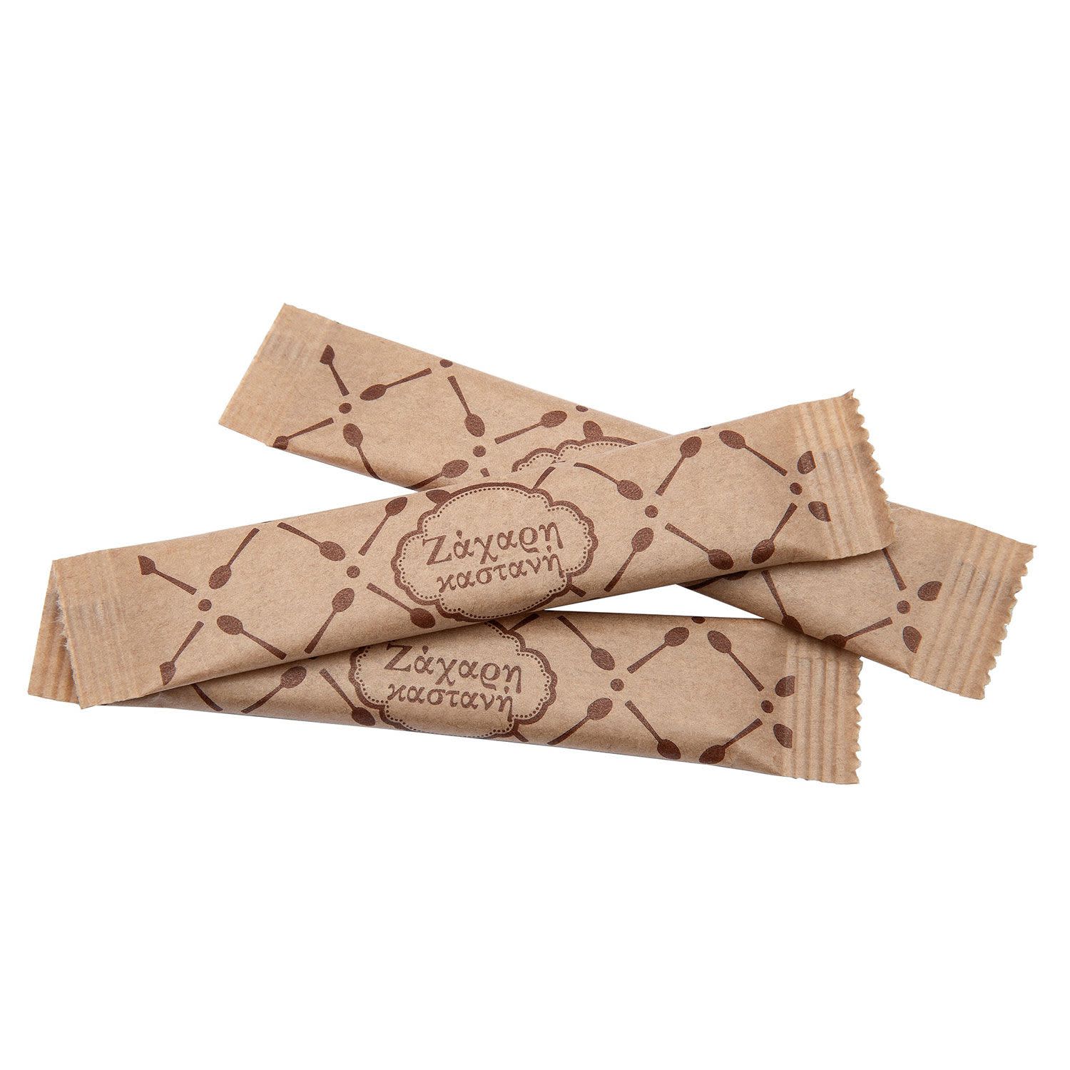 Ζάχαρη Καστανή σε Sticks 4gr 1000τεμ