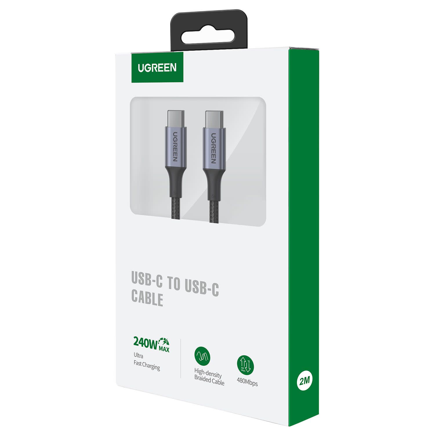 Εικόνα 3 του Ugreen Καλώδιο USB-C to USB-C 240W 2 m Μαύρο