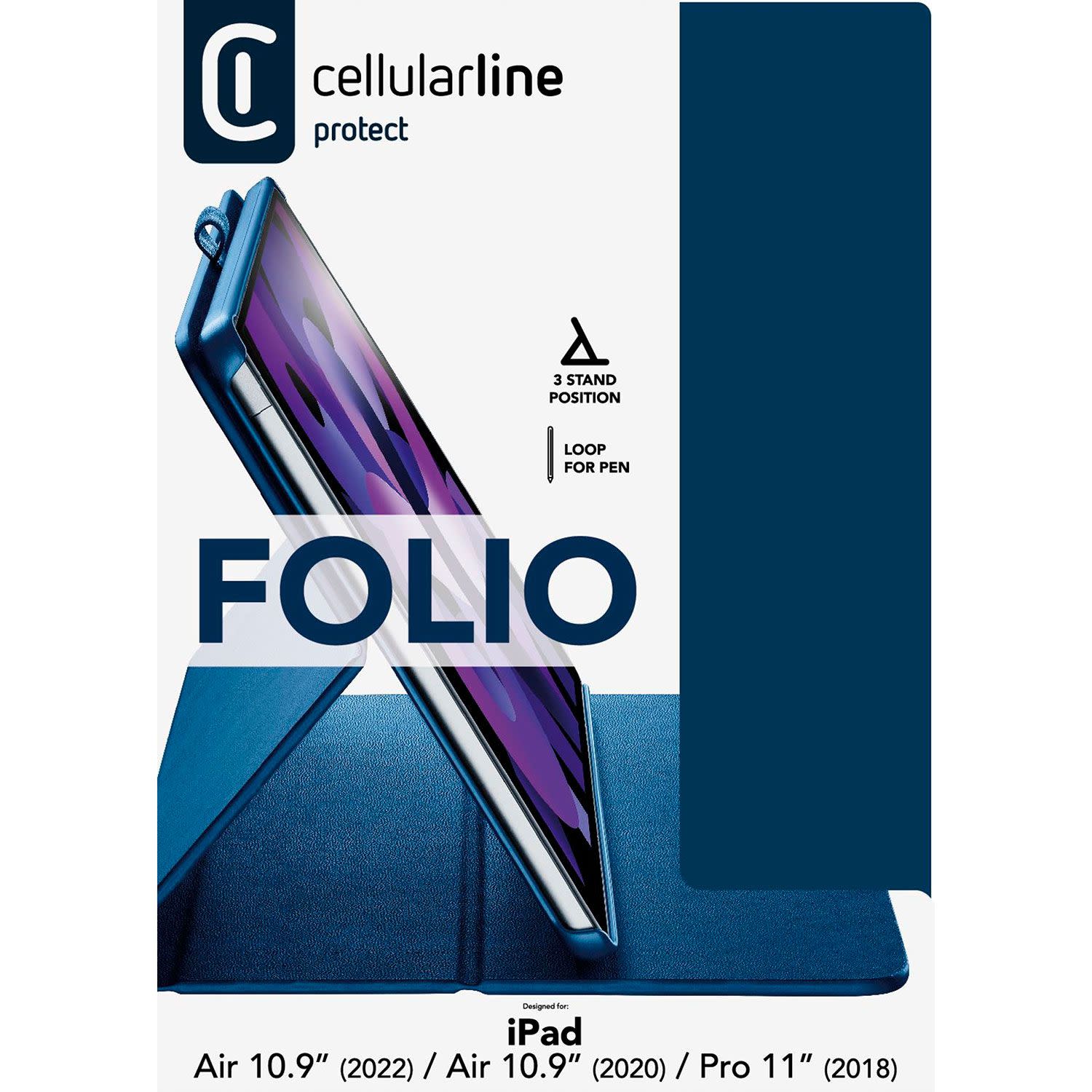 Εικόνα 3 του Cellularline Θήκη Smart Cover για tablet iPad Air 6th Gen 11" Μπλε