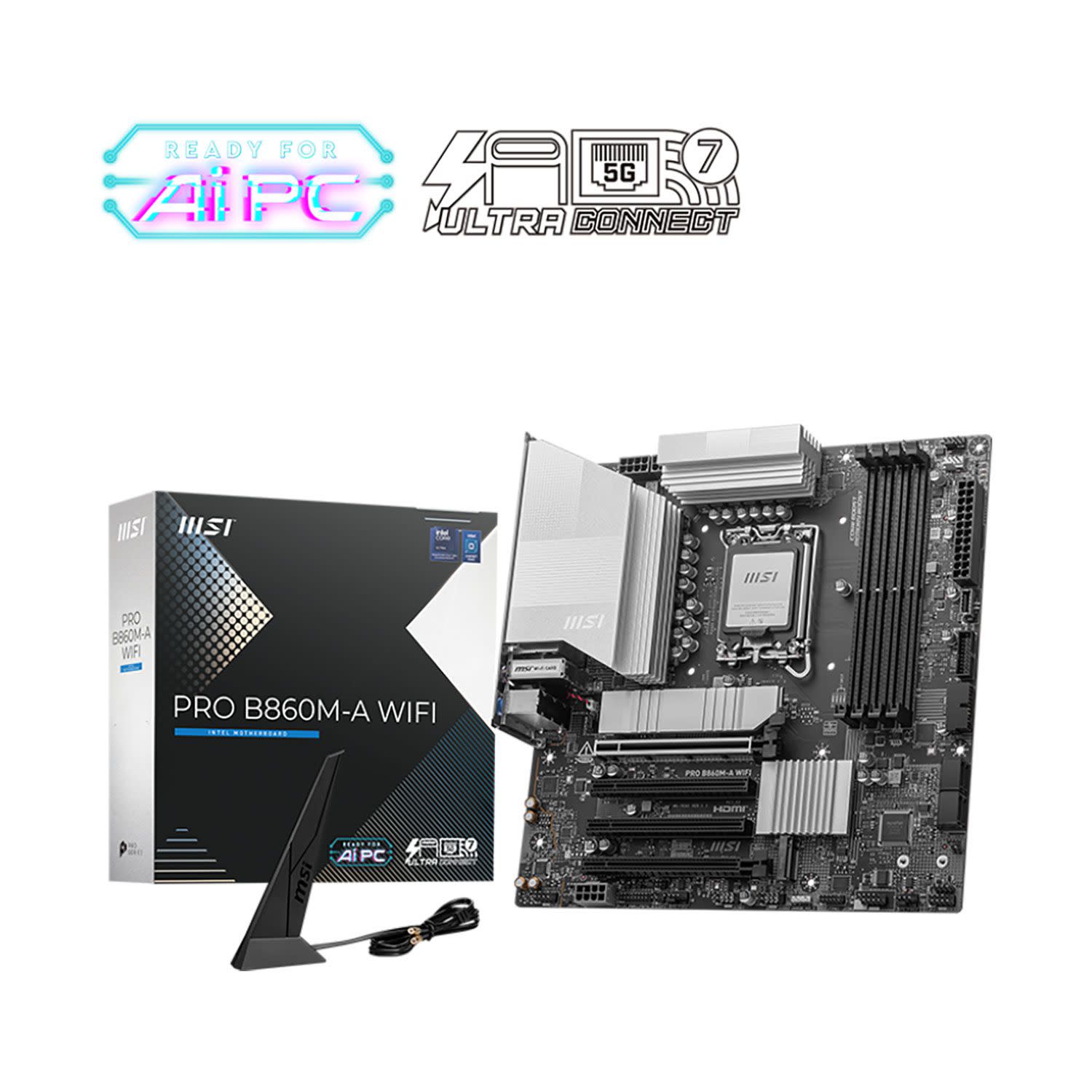 Κάνε κλικ για να δεις την εικόνα 1 του MSI Motherboard PRO B860M-A WIFI