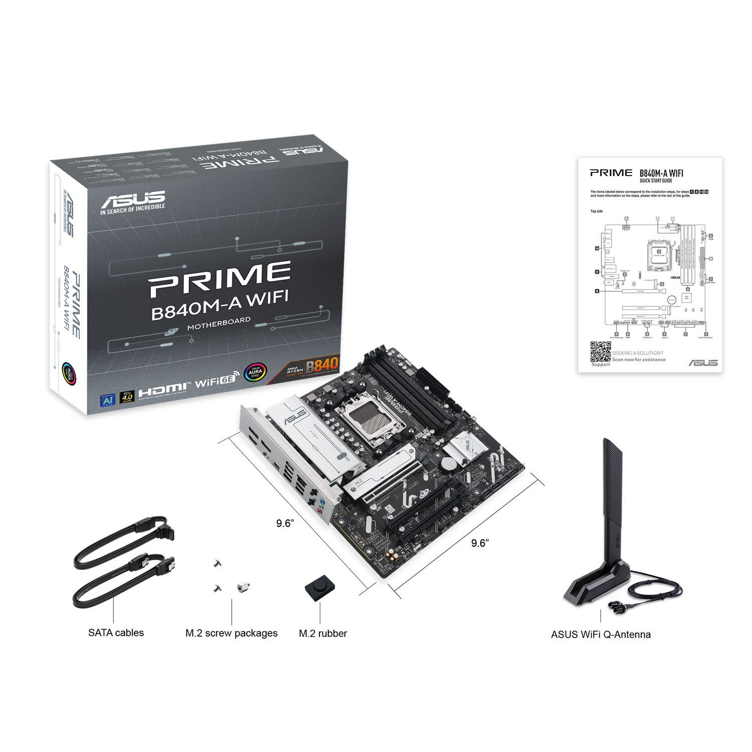 Εικόνα 8 του Asus Motherboard PRIME B840M-A WIFI