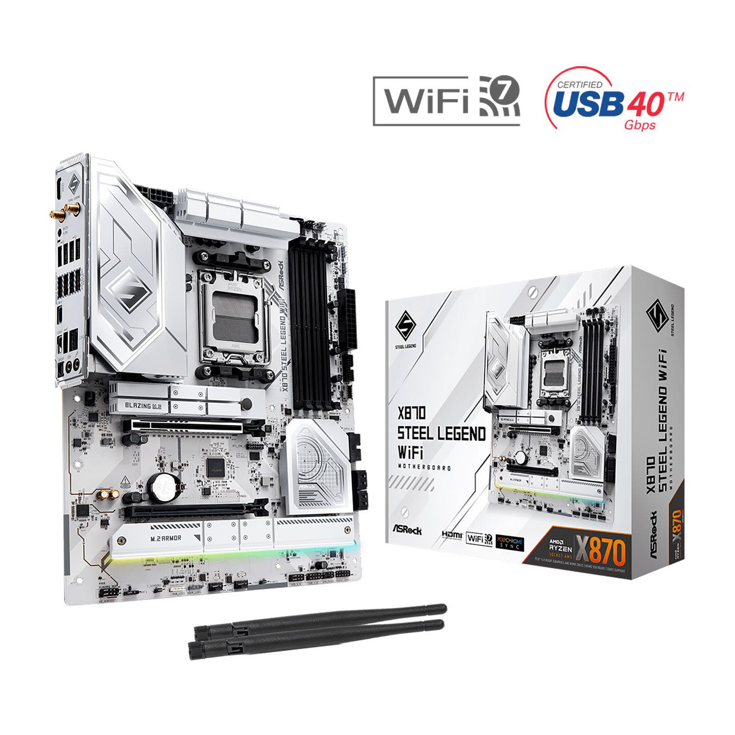 Εικόνα 1 του Asrock Motherboard X870 STEEL LEGEND WIFI