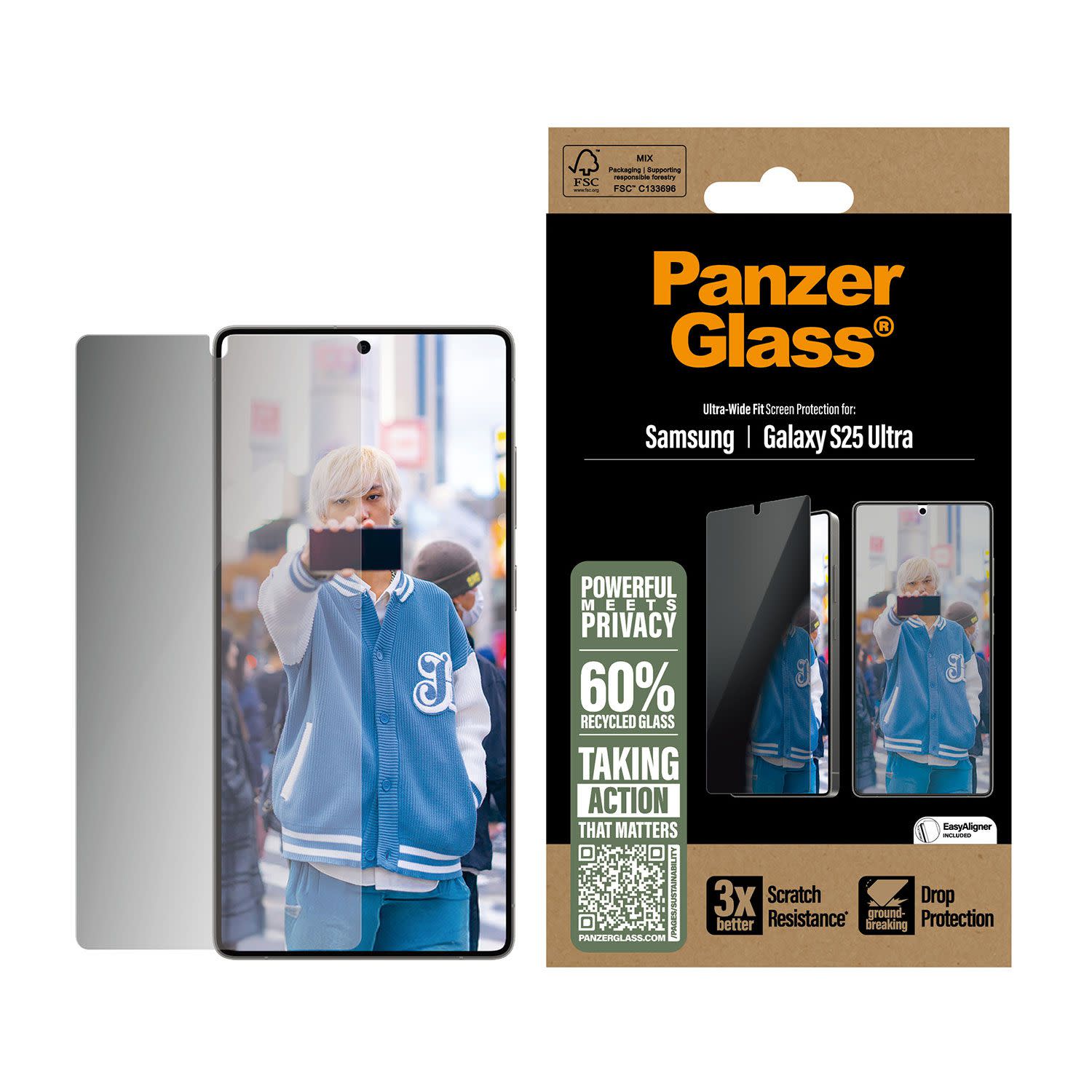 Εικόνα 2 του PanzerGlass Privacy Samsung Galaxy S25 Ultra