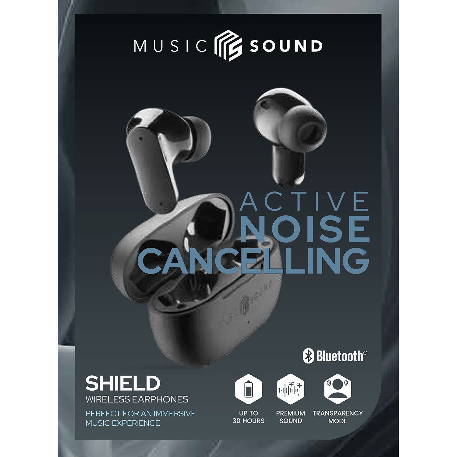 Εικόνα 2 του Cellularline Music Sound ANC Black