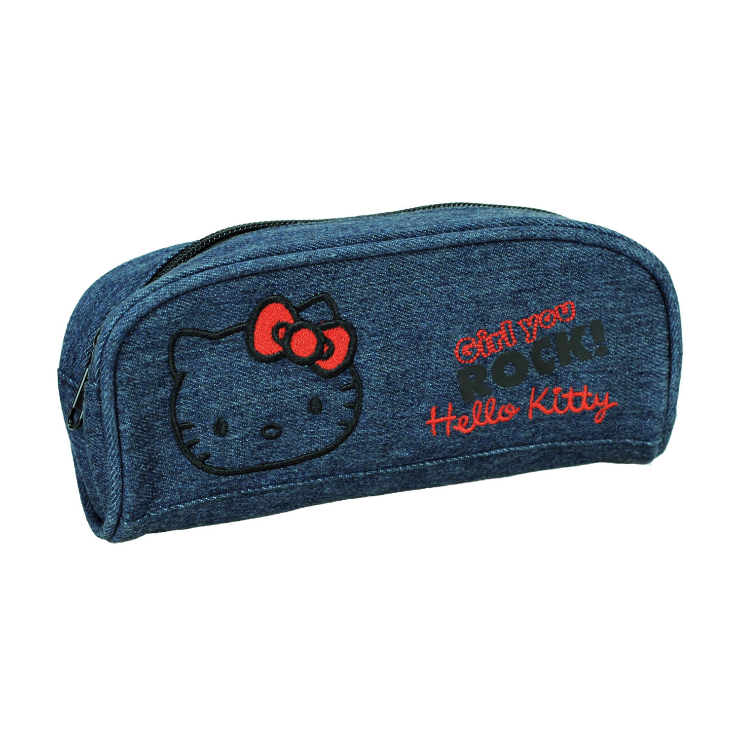 Εικόνα 1 του Gim Κασετίνα Οβάλ Hello Kitty Denim