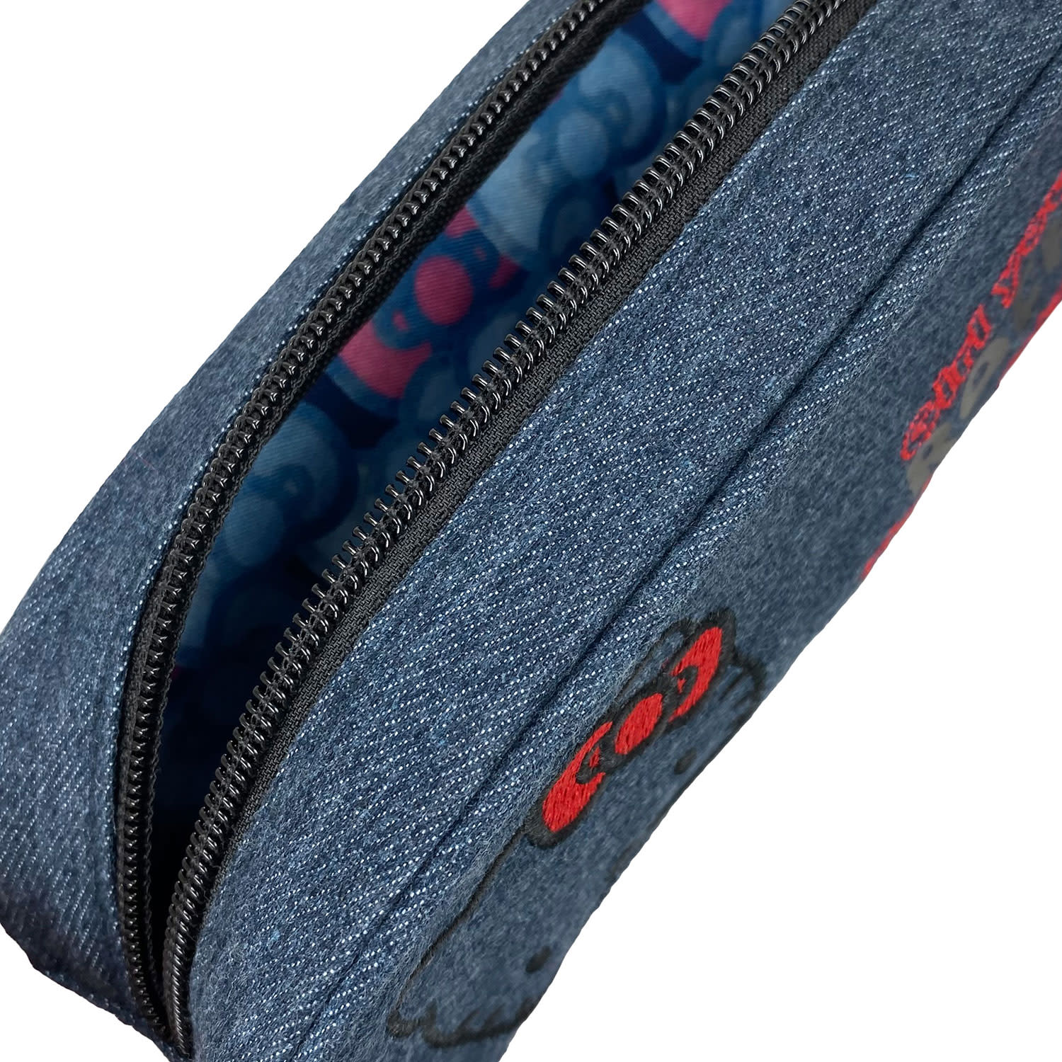 Εικόνα 4 του Gim Κασετίνα Οβάλ Hello Kitty Denim