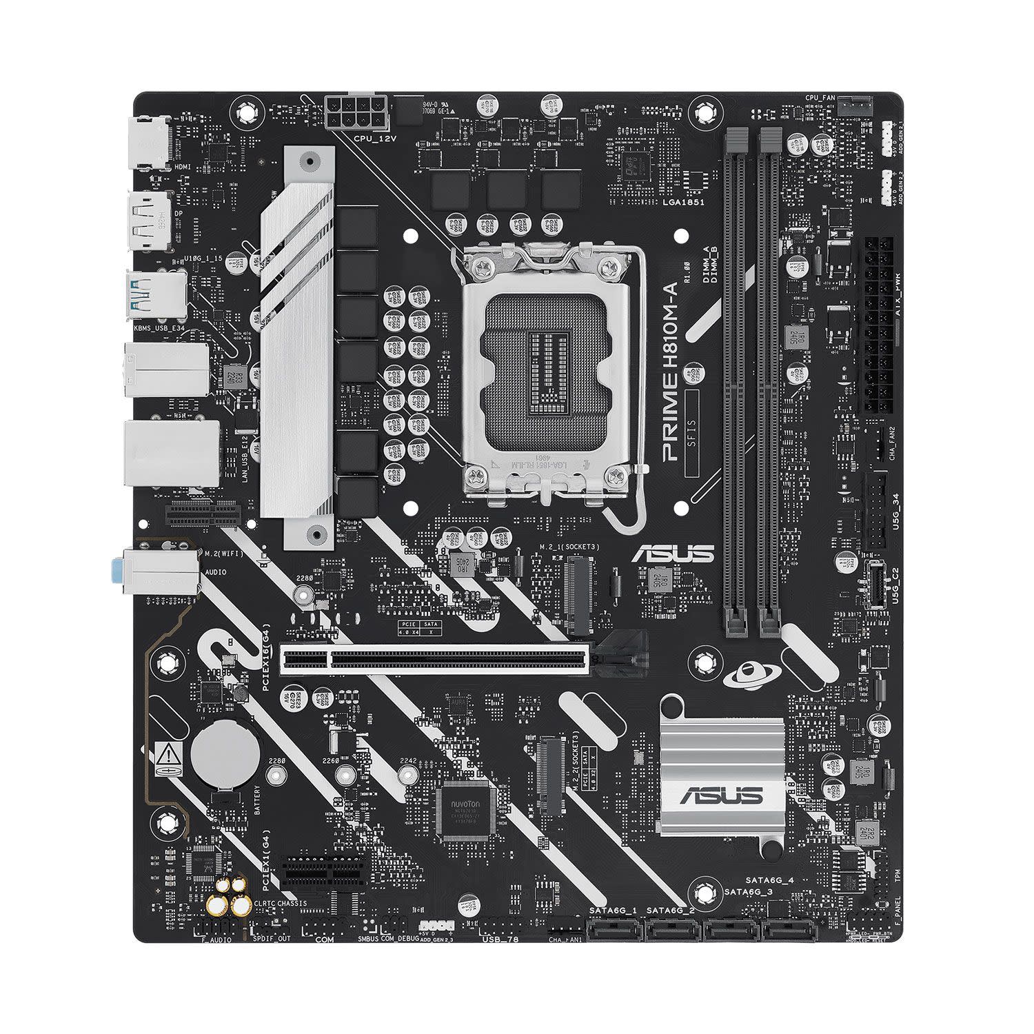 Εικόνα 2 του Asus Motherboard H810M PRIME A CSM (H810/1851/DDR5)