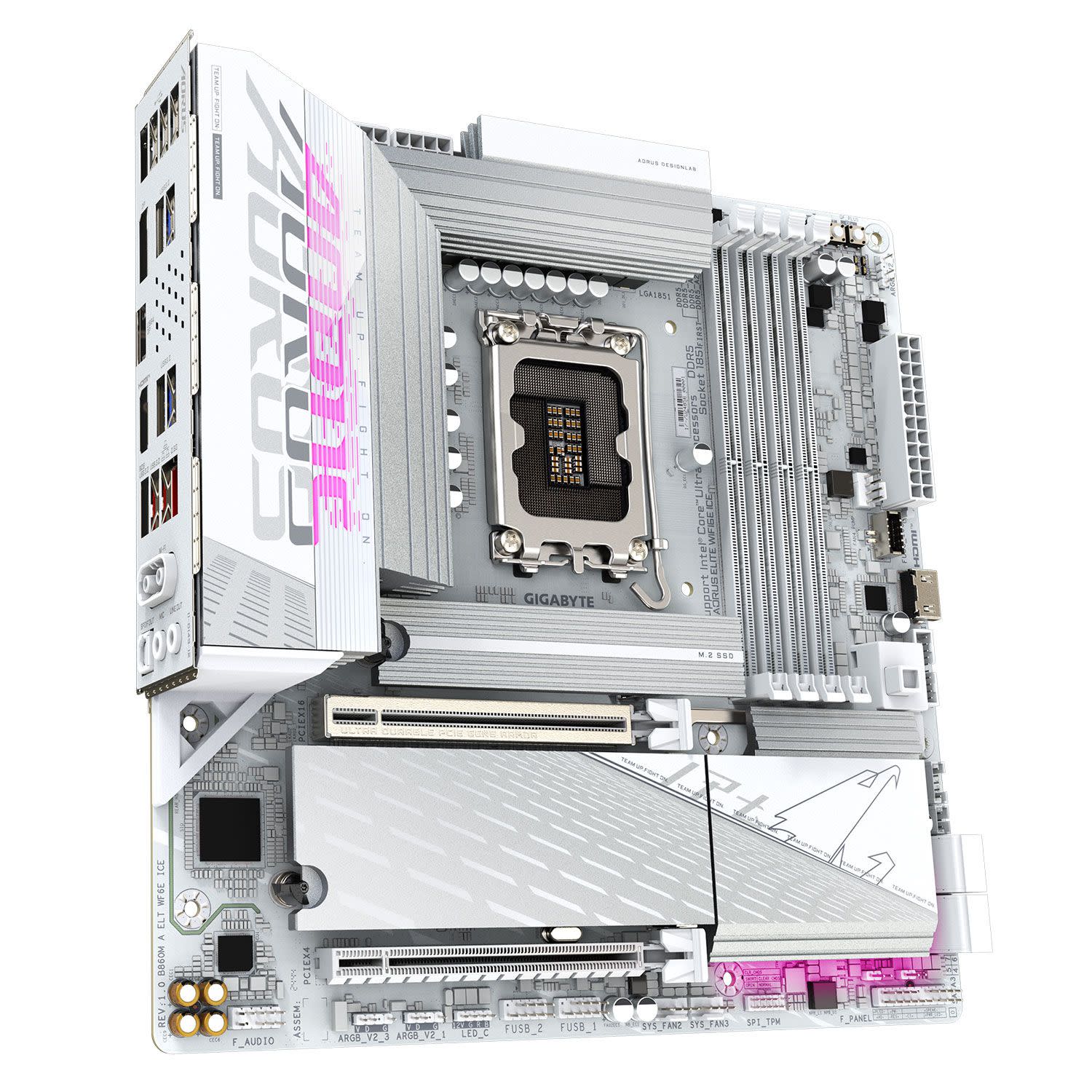 Κάνε κλικ για να δεις την εικόνα 3 του Gigabyte Motherboard B860M AORUS ELITE WIFI6E ICE