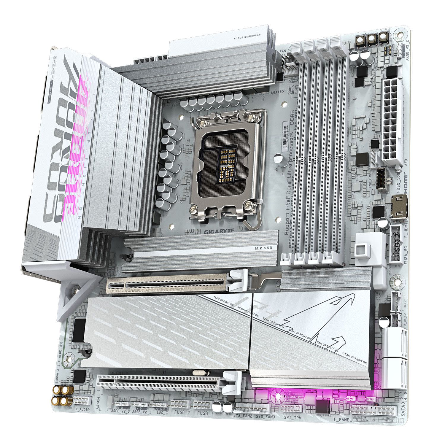 Κάνε κλικ για να δεις την εικόνα 4 του Gigabyte Motherboard B860M AORUS ELITE WIFI6E ICE