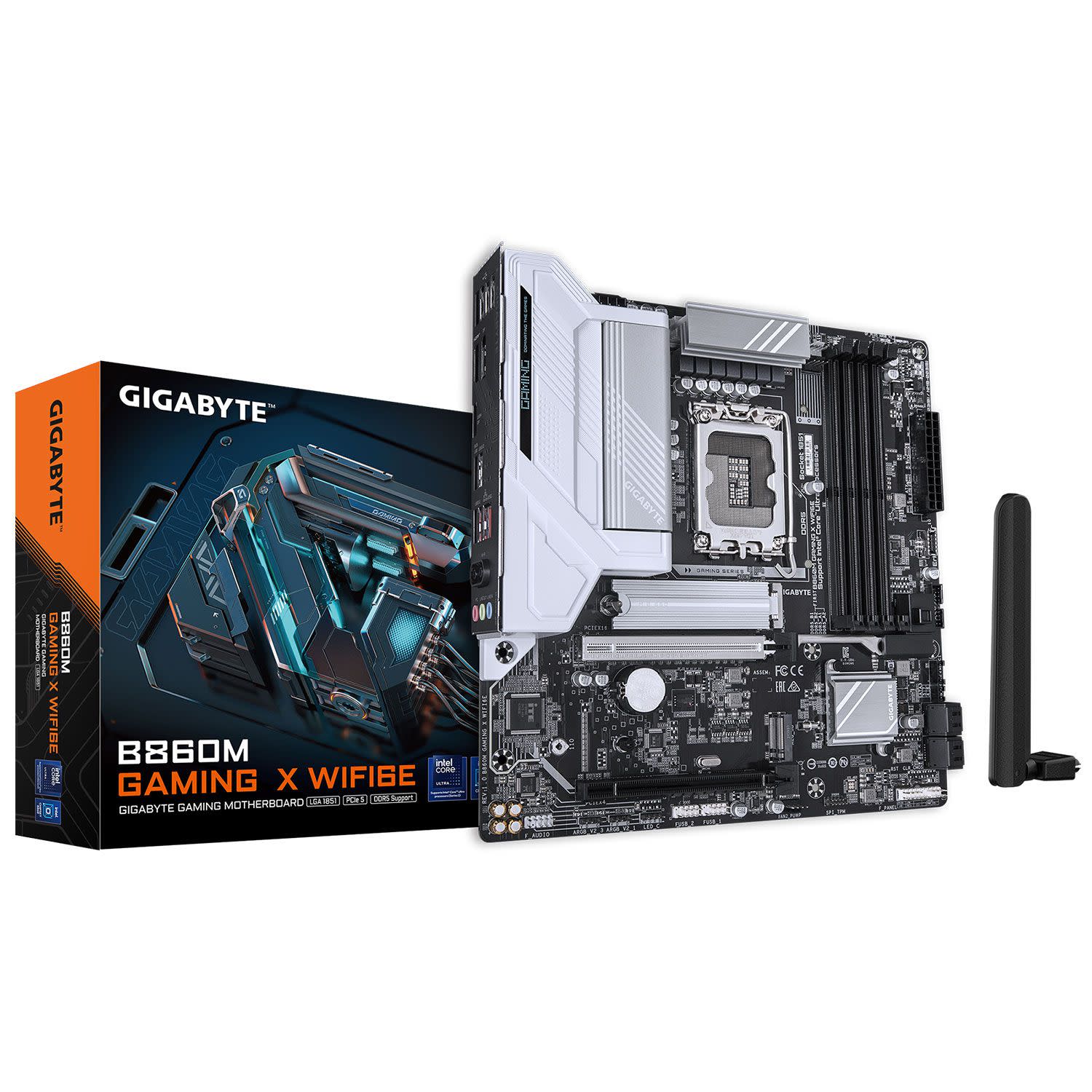 Κάνε κλικ για να δεις την εικόνα 1 του Gigabyte Motherboard B860M GAMING X WIFI
