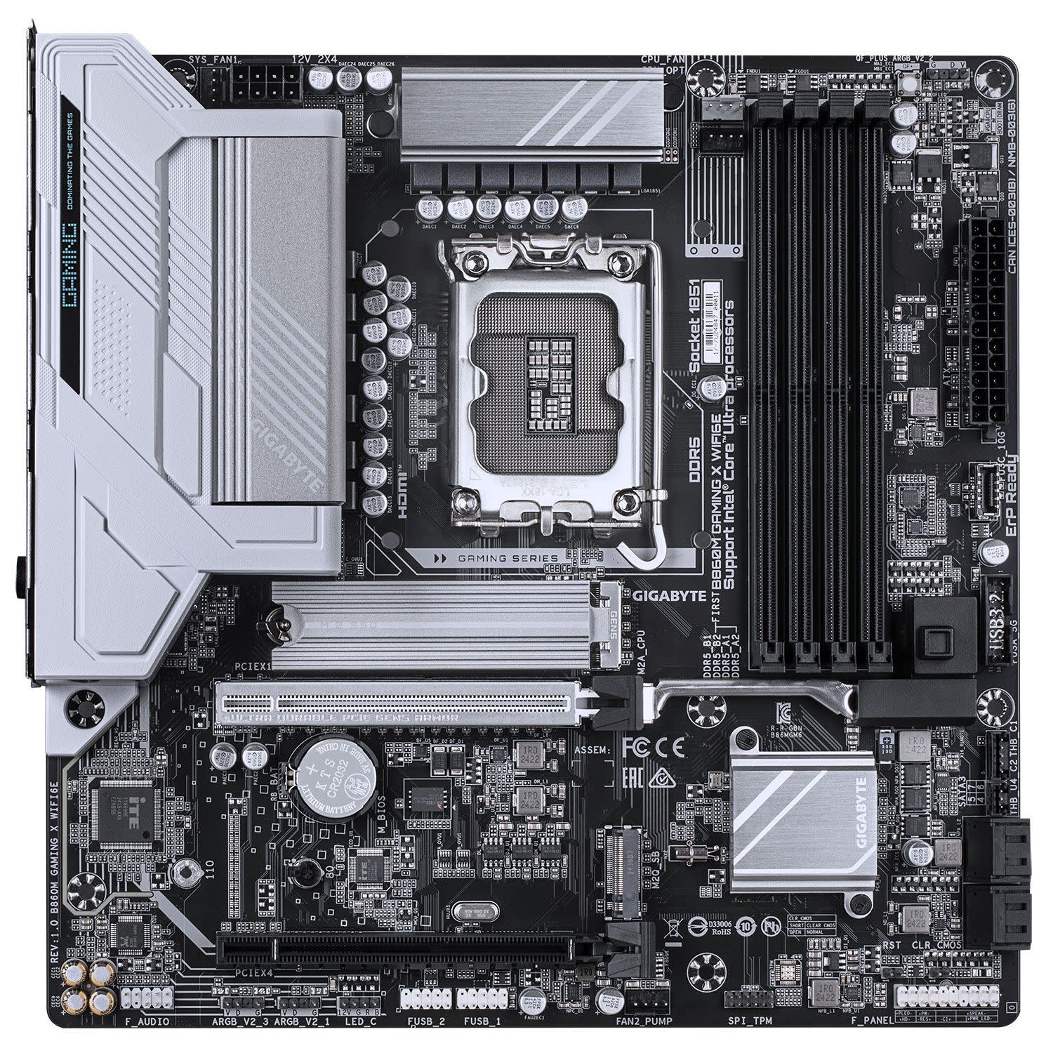 Κάνε κλικ για να δεις την εικόνα 2 του Gigabyte Motherboard B860M GAMING X WIFI