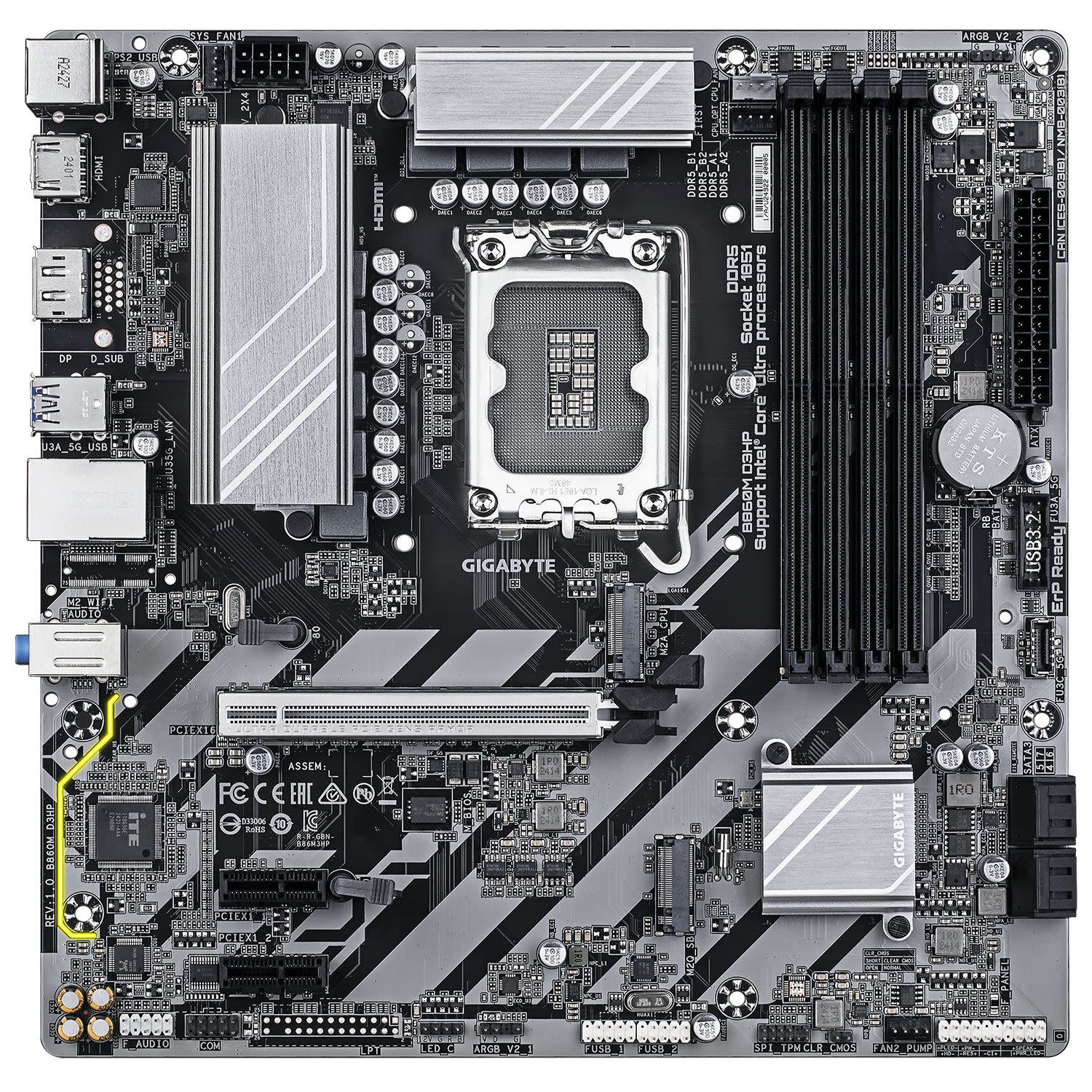 Εικόνα 2 του Gigabyte Motherboard B860M D3HP