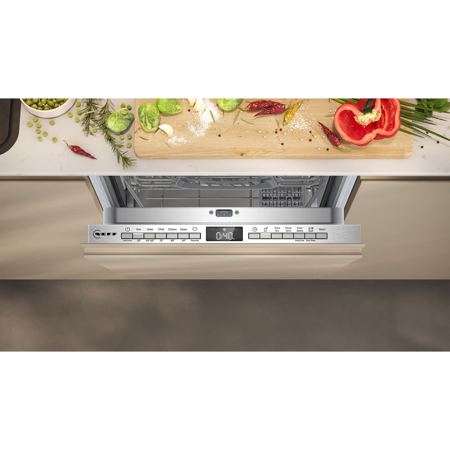 Εικόνα 2 του Neff S855EKX33E Πλυντήριο Πιάτων Εντοιχιζόμενο 44,80 cm