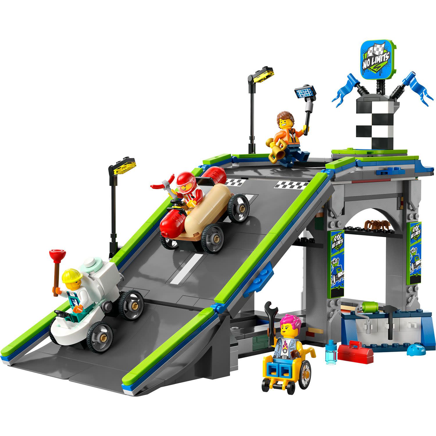 Εικόνα 2 του LEGO 60460 No Limits: Race Car Ramp Track
