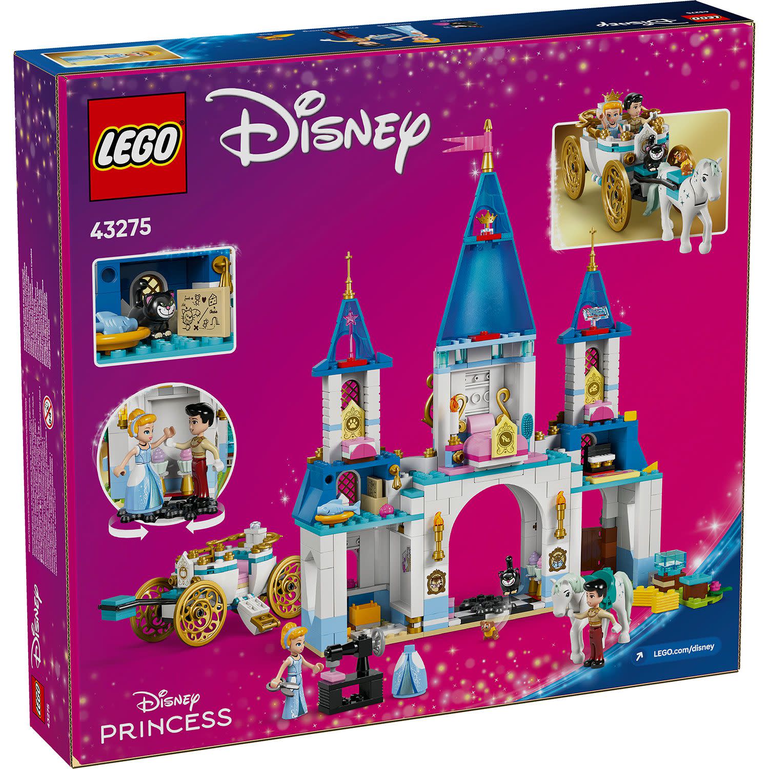 Εικόνα 5 του LEGO 43275 Cinderella'S Castle & Horse Carriage