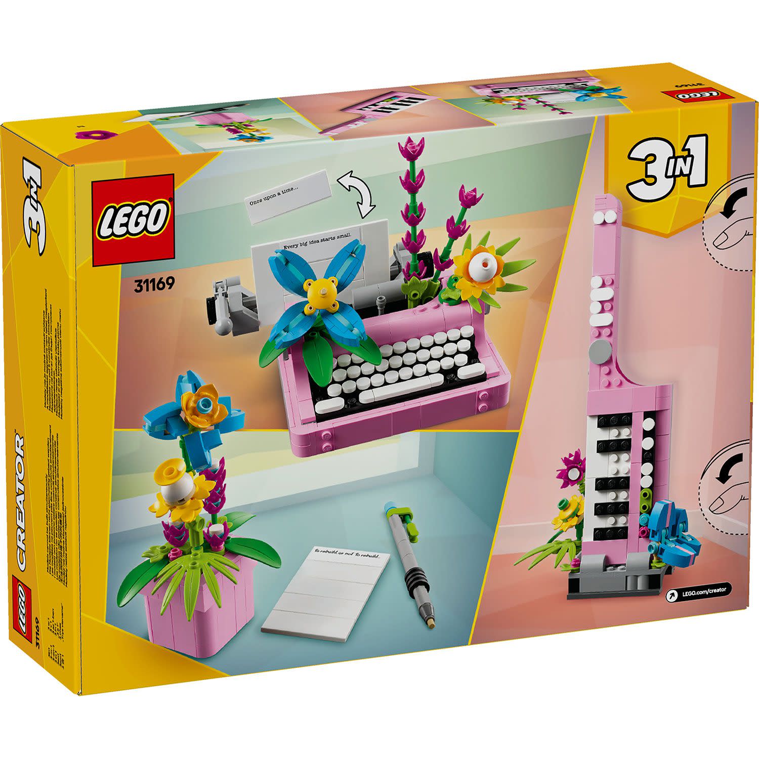 Εικόνα 5 του LEGO 31169 Typewriter With Flowers
