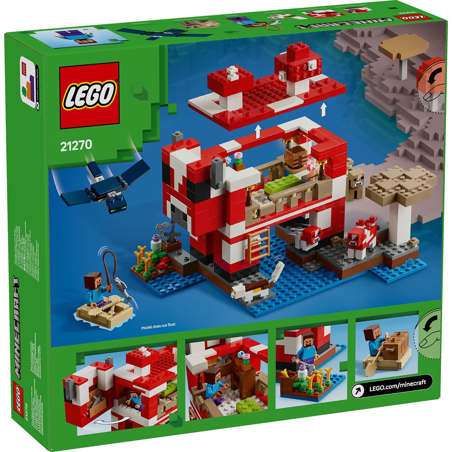 Εικόνα 5 του LEGO 21270 The Mooshroom House