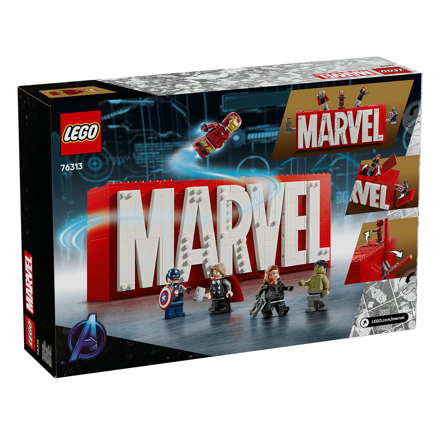 Κάνε κλικ για να δεις την εικόνα 5 του LEGO 76313 Marvel Logo & Minifigures
