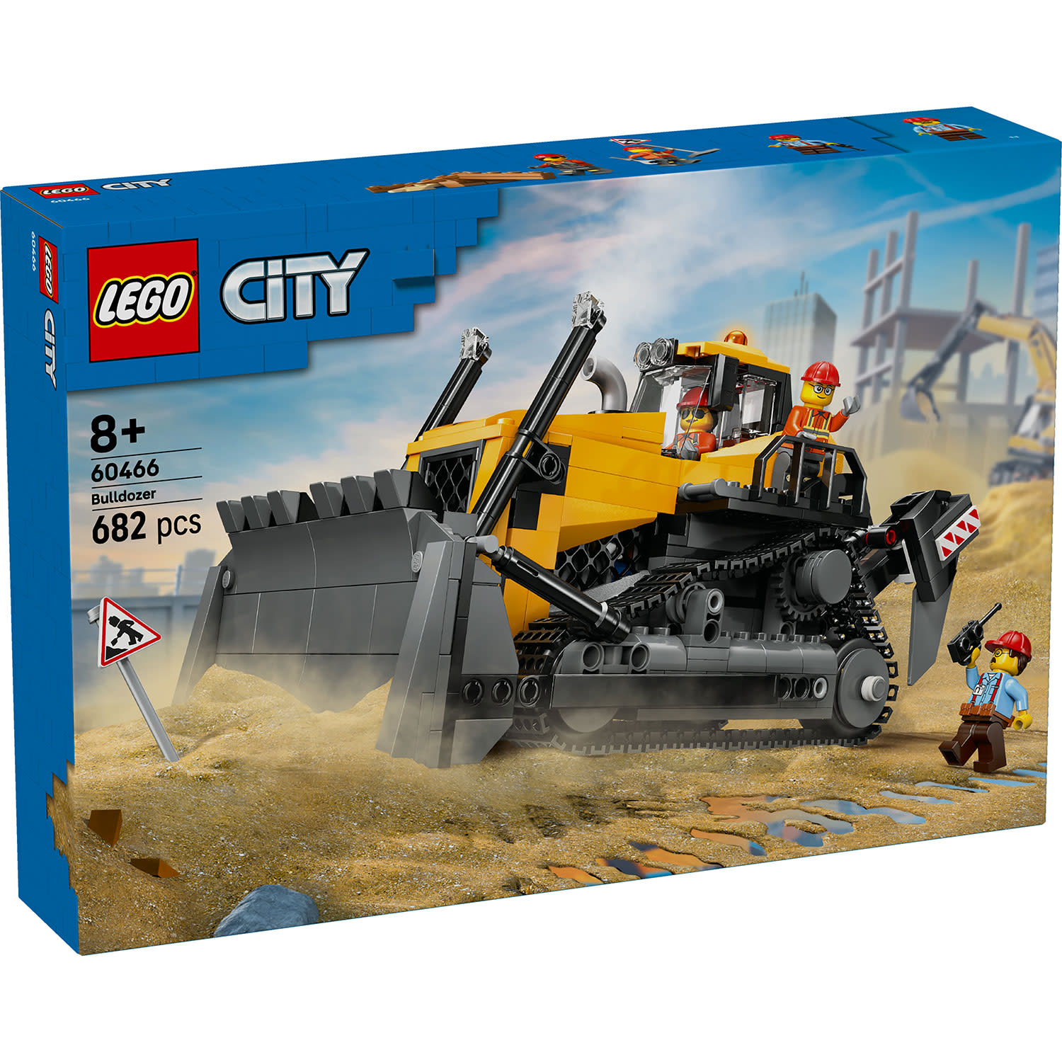 Κάνε κλικ για να δεις την εικόνα 1 του LEGO City Κίτρινη Μπουλντόζα 60466