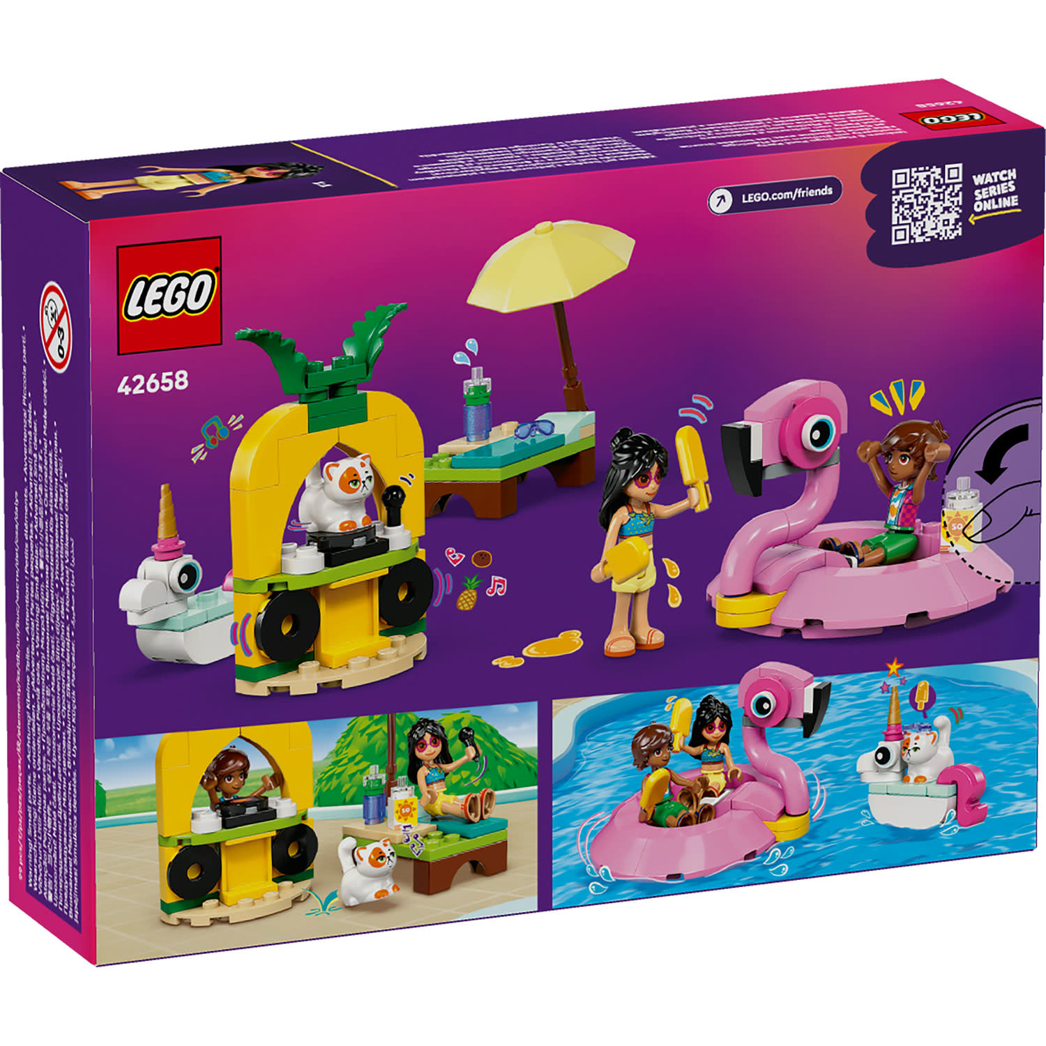Εικόνα 5 του LEGO 42658 Unicorn & Flamingo Pool Party