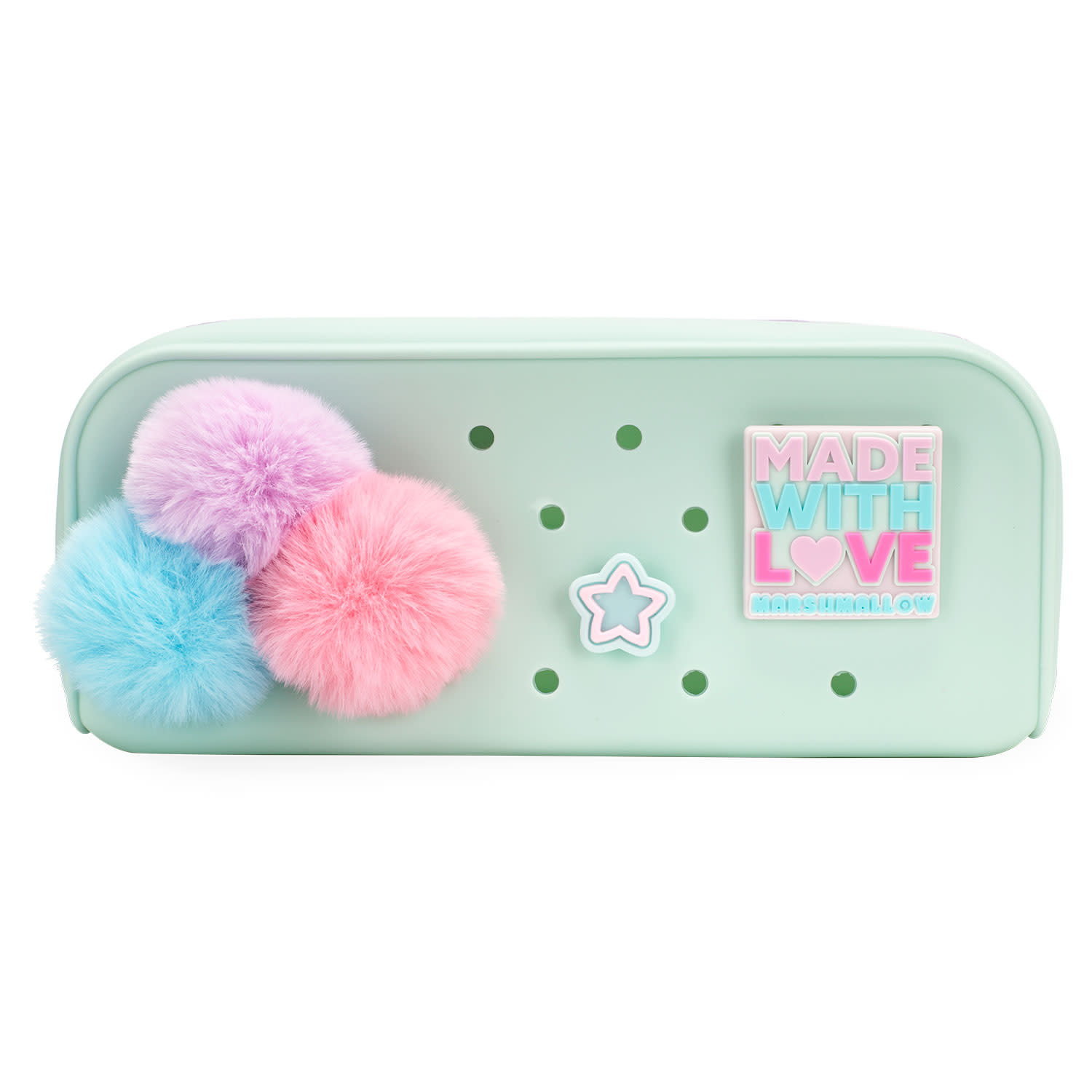 Εικόνα 3 του Marshmallow Κασετίνα Βαρελάκι Σιλικόνης Pom Pom