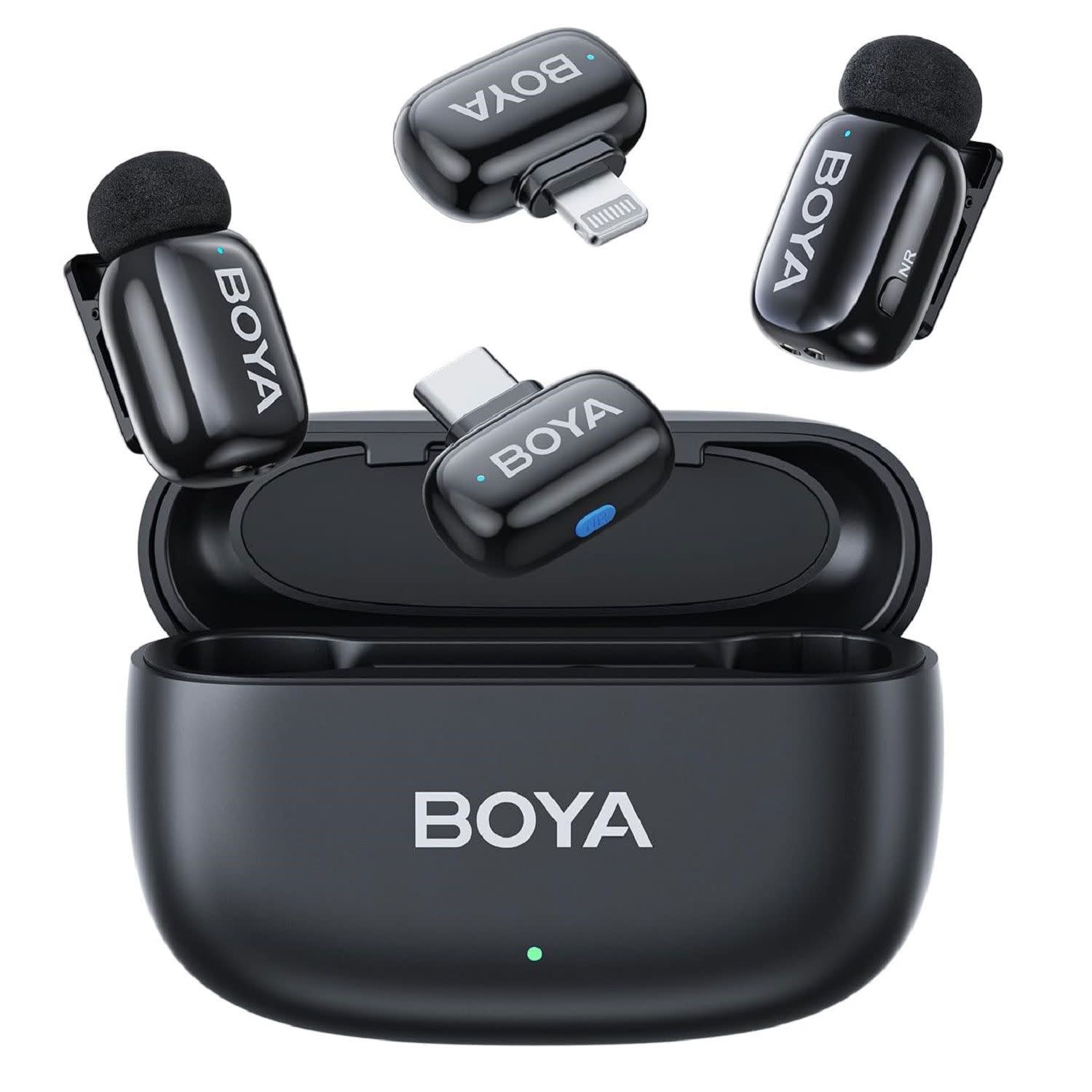 Κάνε κλικ για να δεις την εικόνα 1 του Boya Mini iPhone Lightning & Type-C - 2,4GHz 2mic Wireless Mic with Charging Box