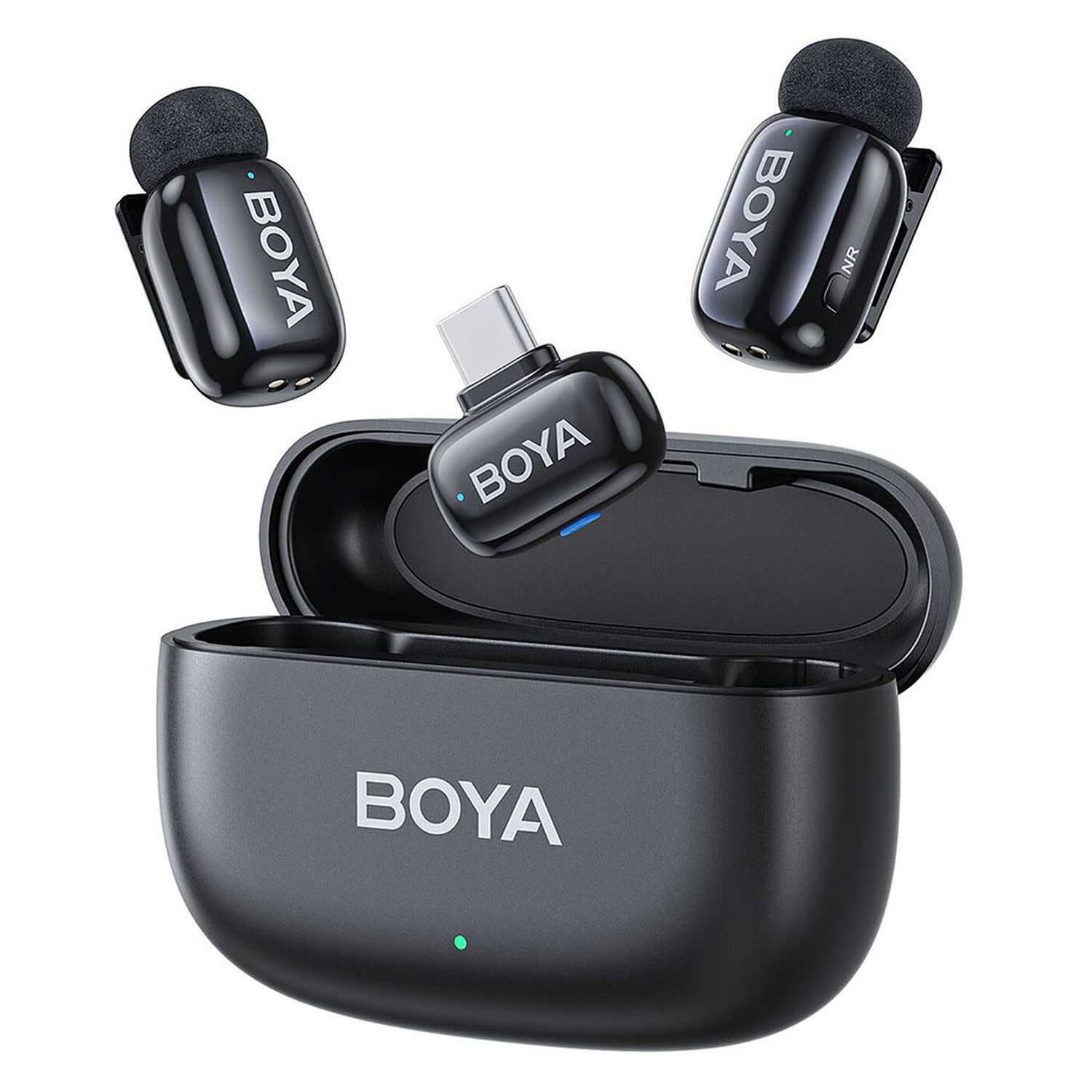 Boya Mini Type-C - 2,4GHz 2mic Wireless Mic with Charging Box