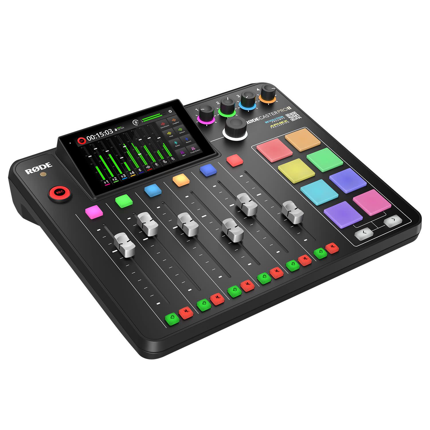 Εικόνα 1 του RODE Κονσόλα Rodecaster Pro II Podcasting