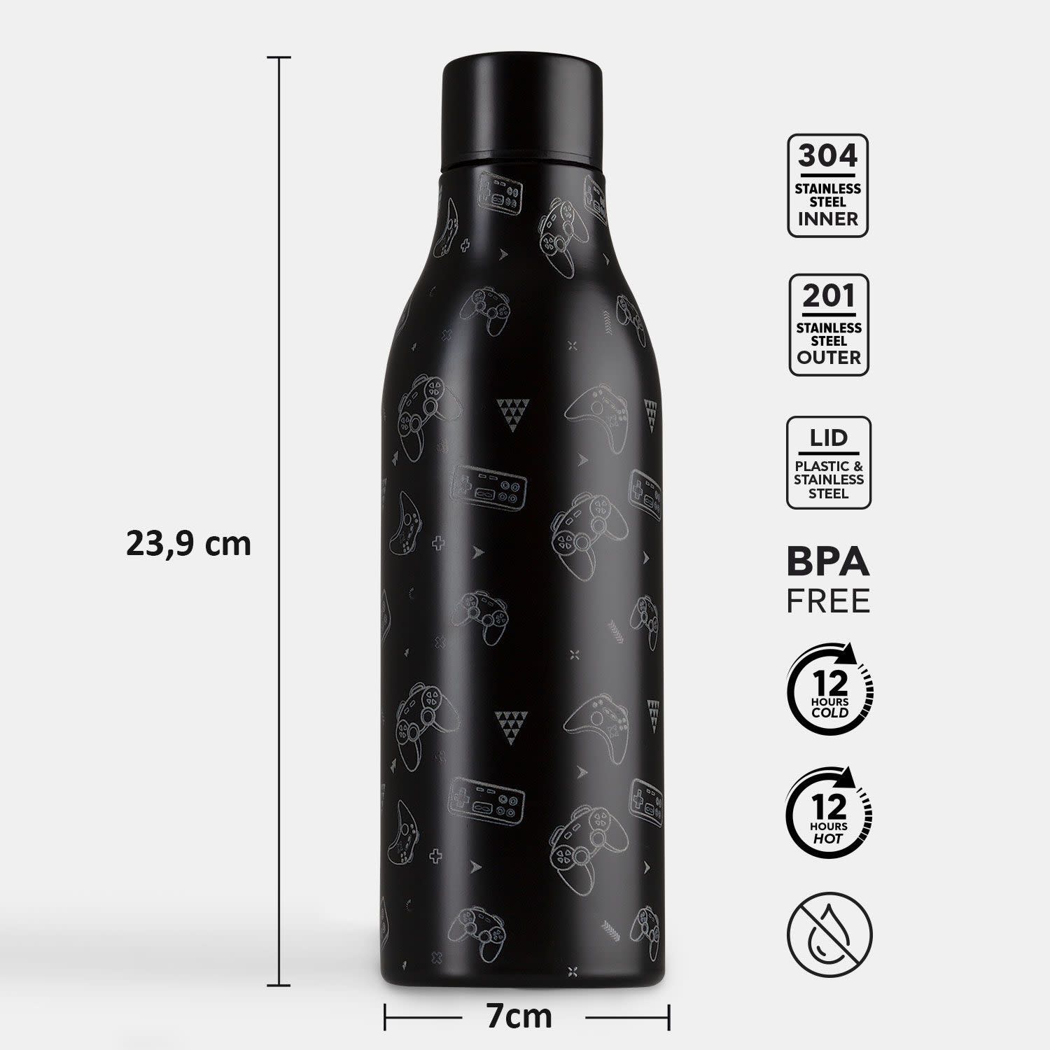 Κάνε κλικ για να δεις την εικόνα 3 του Goomby Παγούρι Θερμός Gaming 550ml