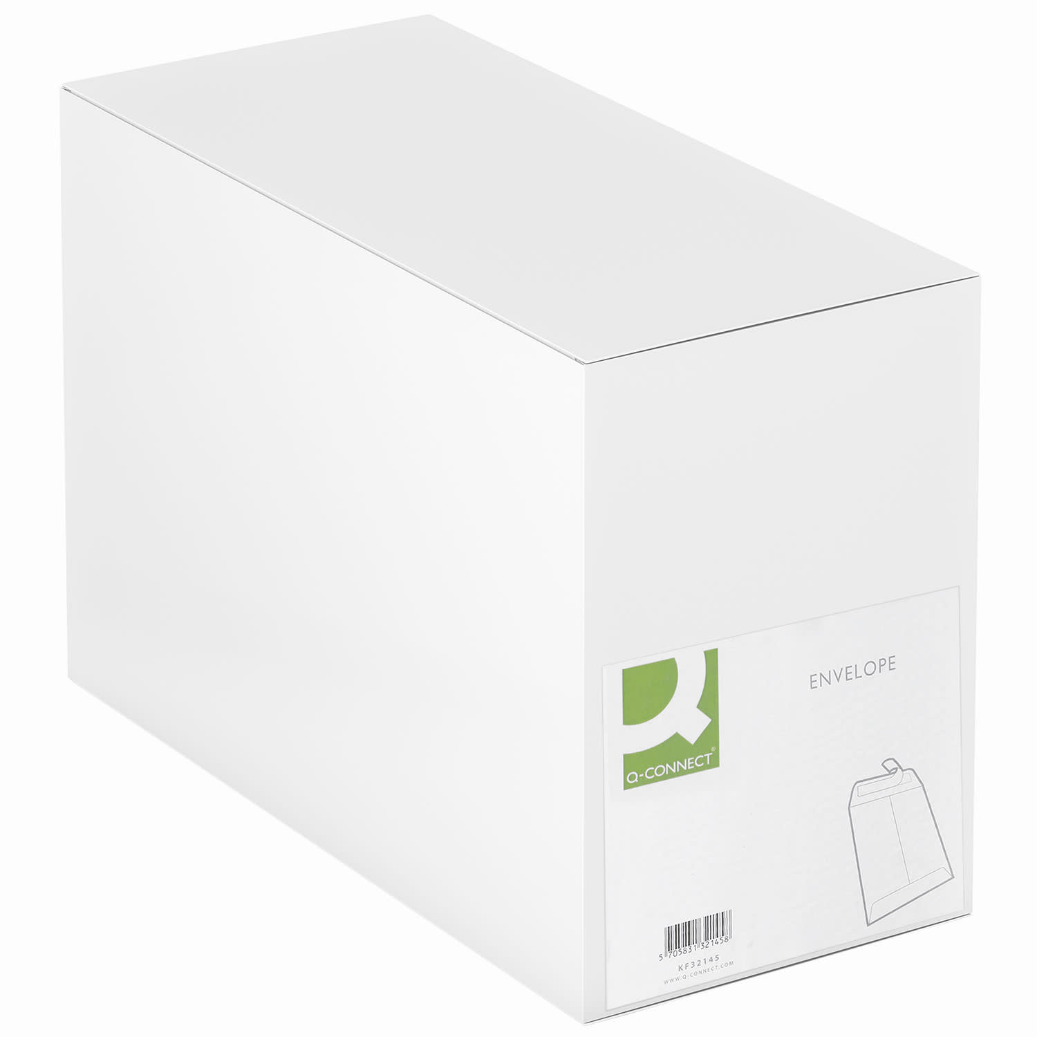 Q-Connect Φάκελος Αλληλογραφίας Λευκός 19x26 cm 500 Τεμ.