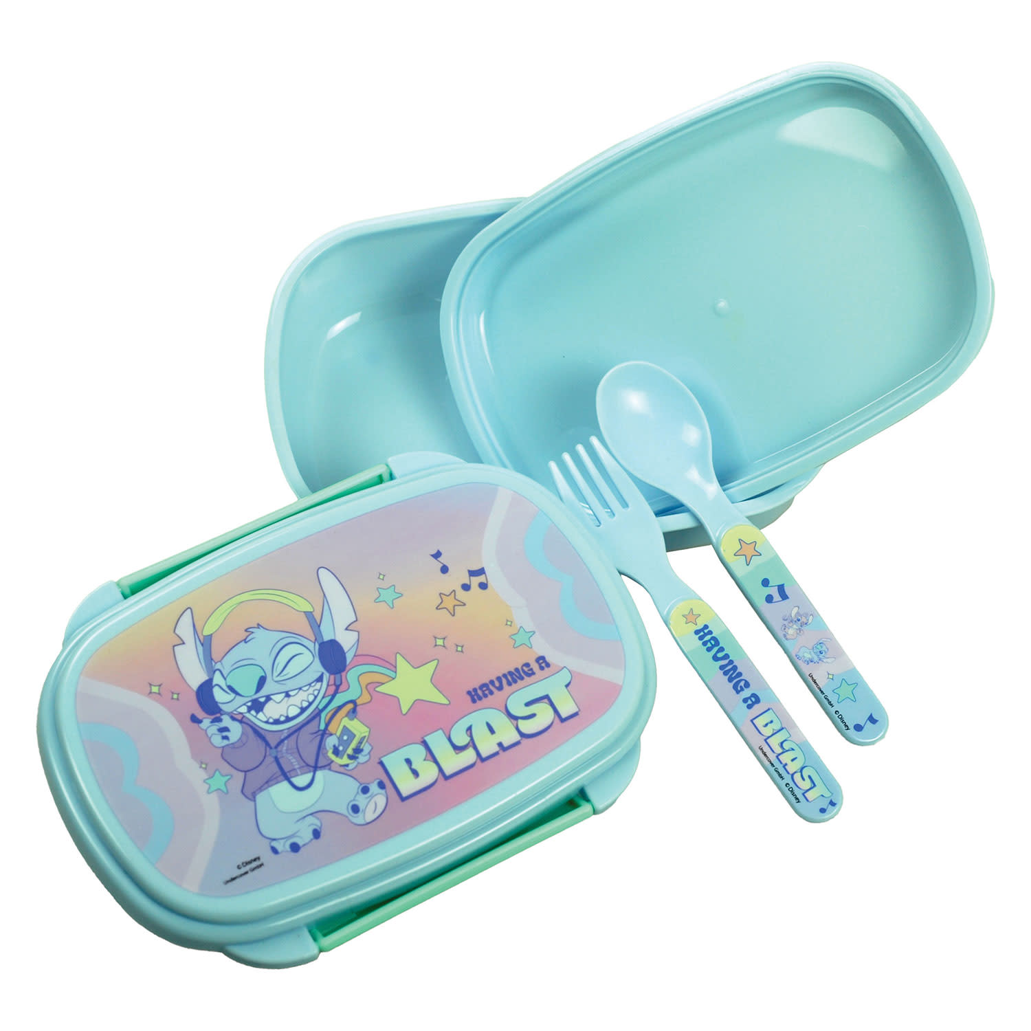 Εικόνα 2 του Gim Φαγητοδοχείο με Κουτάλι & Πιρούνι Stitch