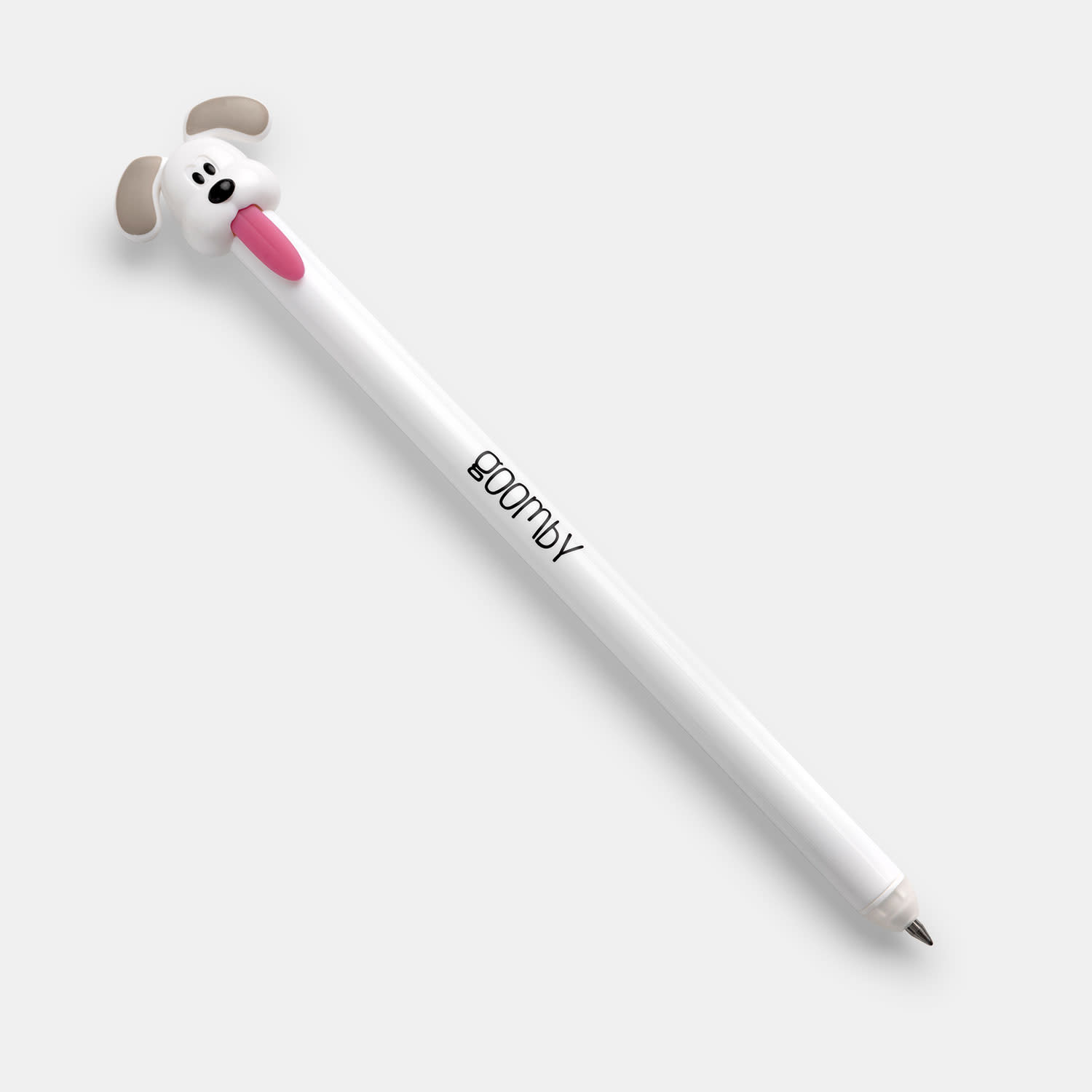 Εικόνα 1 του Goomby Στυλό Gel Erasable Pull Tongue Dog White Πάχος Μύτης 0.5mm