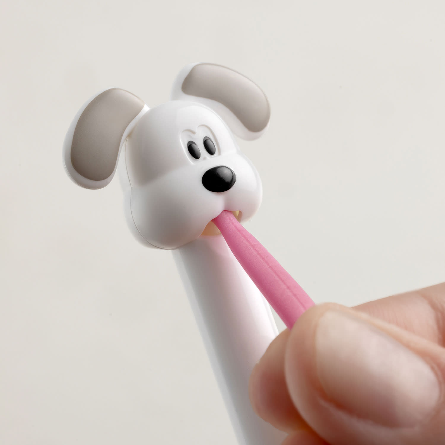 Εικόνα 3 του Goomby Στυλό Gel Erasable Pull Tongue Dog White Πάχος Μύτης 0.5mm