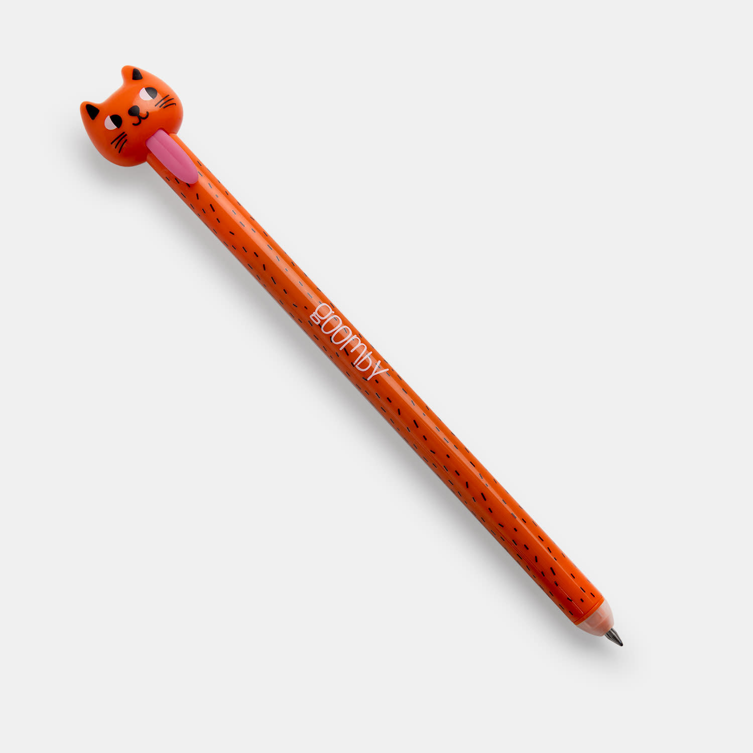 Εικόνα 1 του Goomby Στυλό Gel Erasable Pull Tongue Cat Orange Πάχος Μύτης 0.5mm