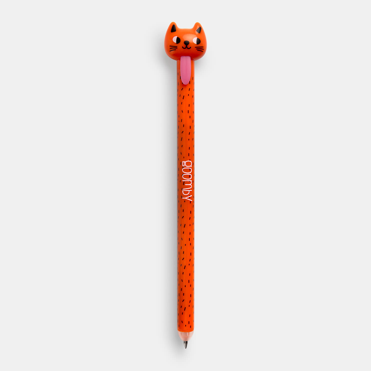 Εικόνα 2 του Goomby Στυλό Gel Erasable Pull Tongue Cat Orange Πάχος Μύτης 0.5mm