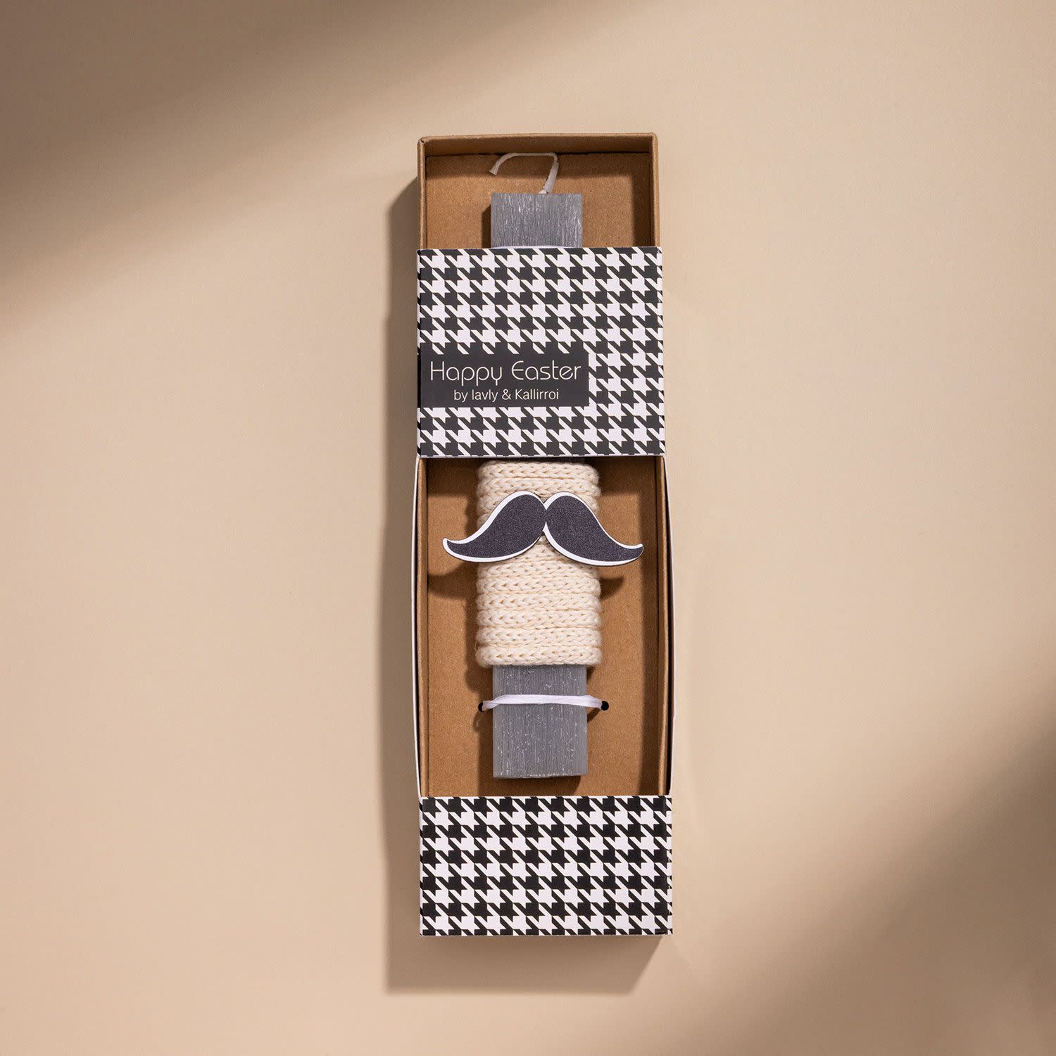 Εικόνα 3 του Λαμπάδα Μουστάκι Ξύλινο