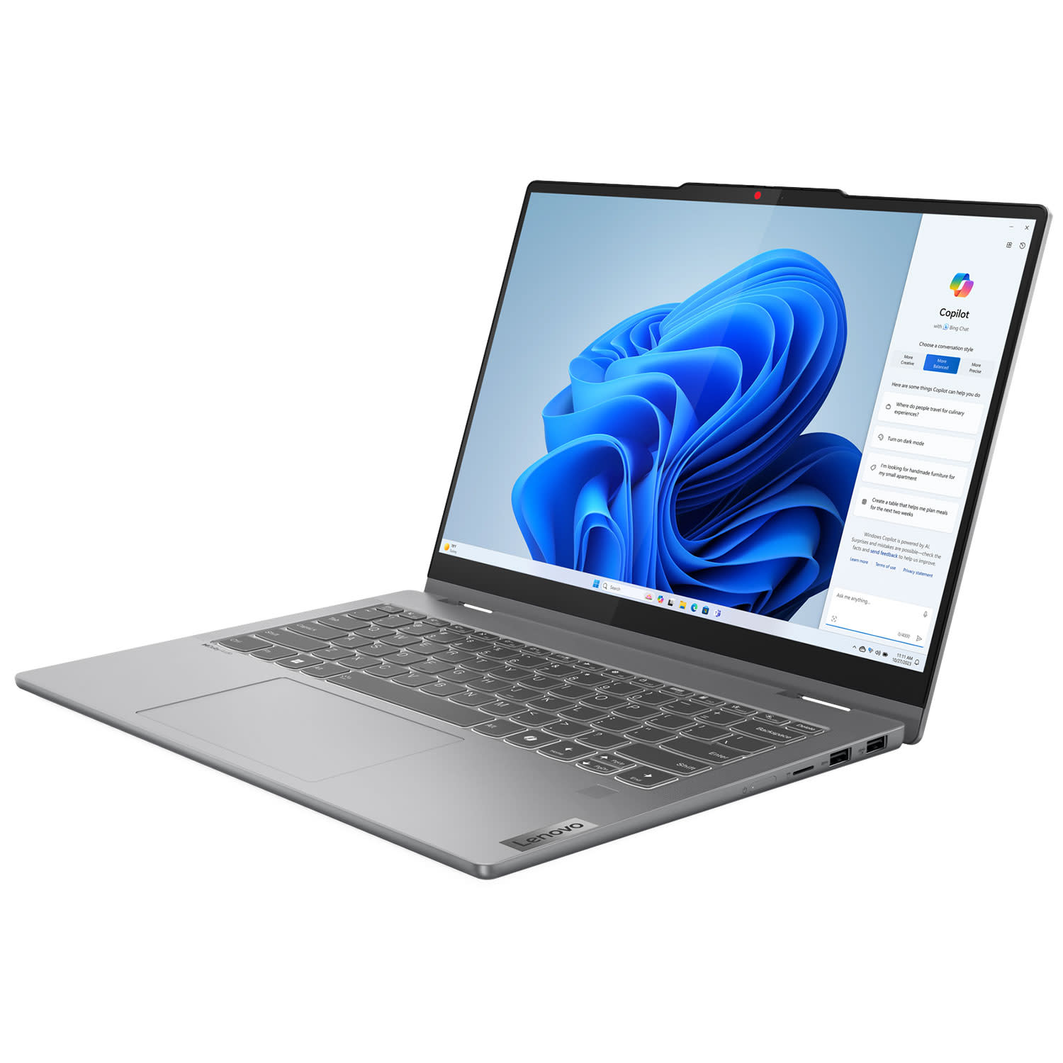 Εικόνα 3 του Lenovo IdeaPad 5 2 in 1 Laptop 14" OLED (Ryzen 7 8845HS/16 GB/1 TB/AMD Radeon™ 780M/Windows 11 Home)
