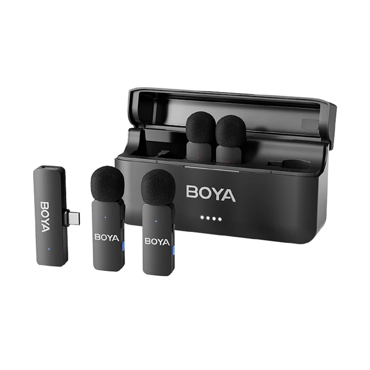 Κάνε κλικ για να δεις την εικόνα 3 του Boya BY-V4U Wireless 4-channel mini Lavalier USB-C 2.4GHz