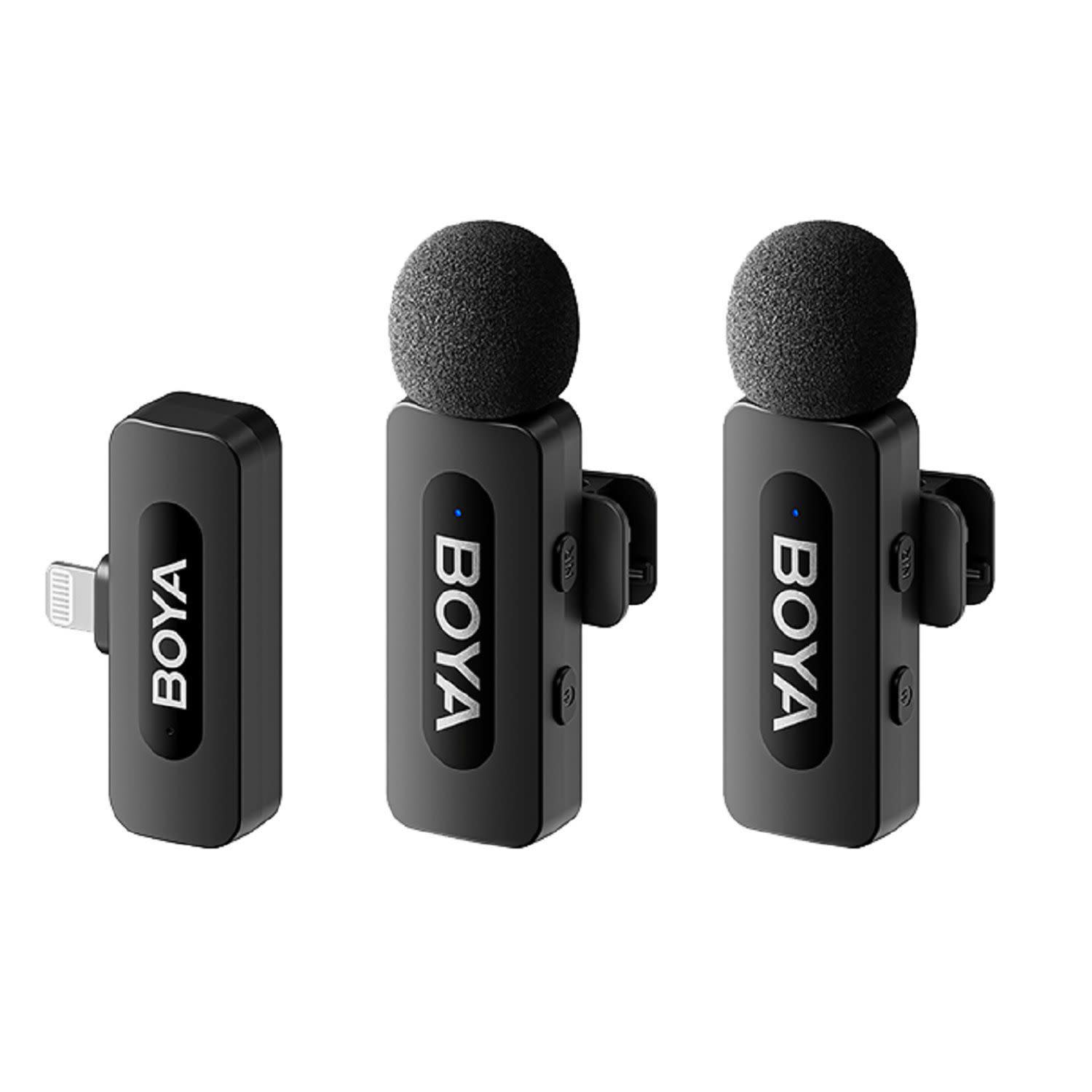 Εικόνα 4 του Boya BY-V2 Wireless 2-person Lavalier Mic for iPhone iPad Mini Lapel Lightning