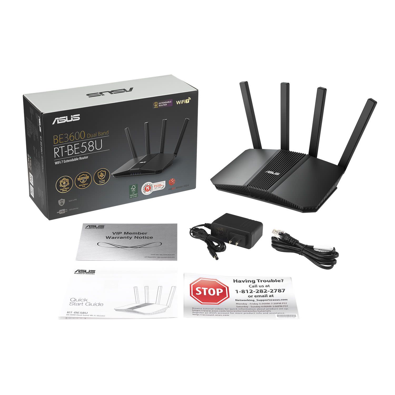 Εικόνα 5 του Asus Router RT-BE58U Dual Band WiFi 7