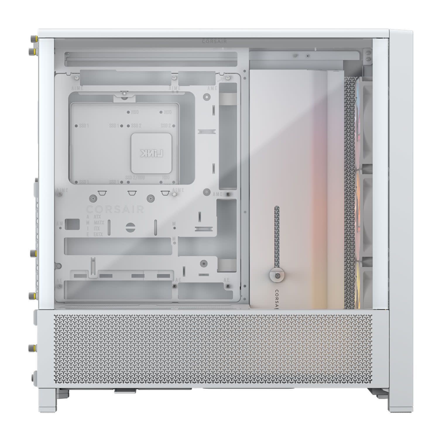 Εικόνα 4 του Corsair Case 4000D Frame ARGB TG Midi White
